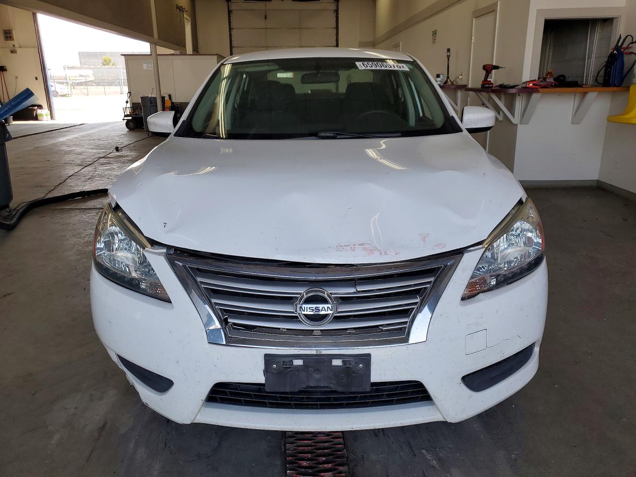 2015 Nissan Sentra S Белый vin: 3N1AB7AP8FY279914