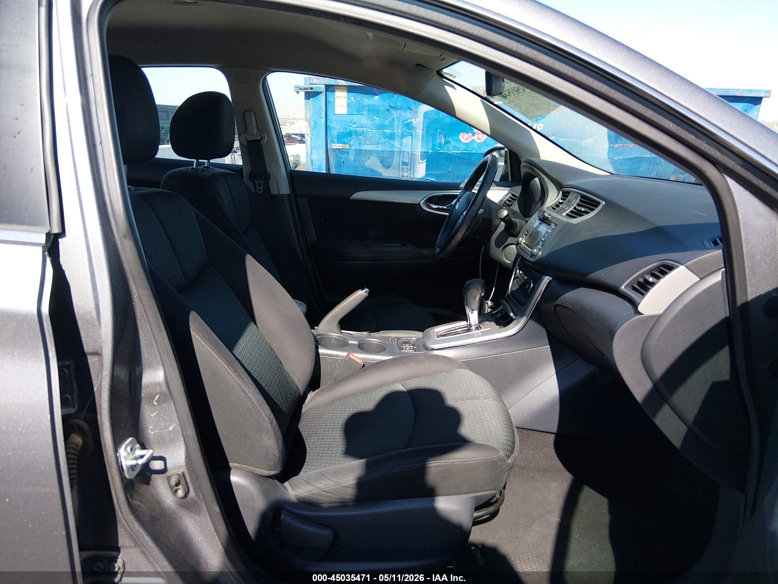 2015 Nissan Sentra Sr Gray vin: 3N1AB7AP8FY280254