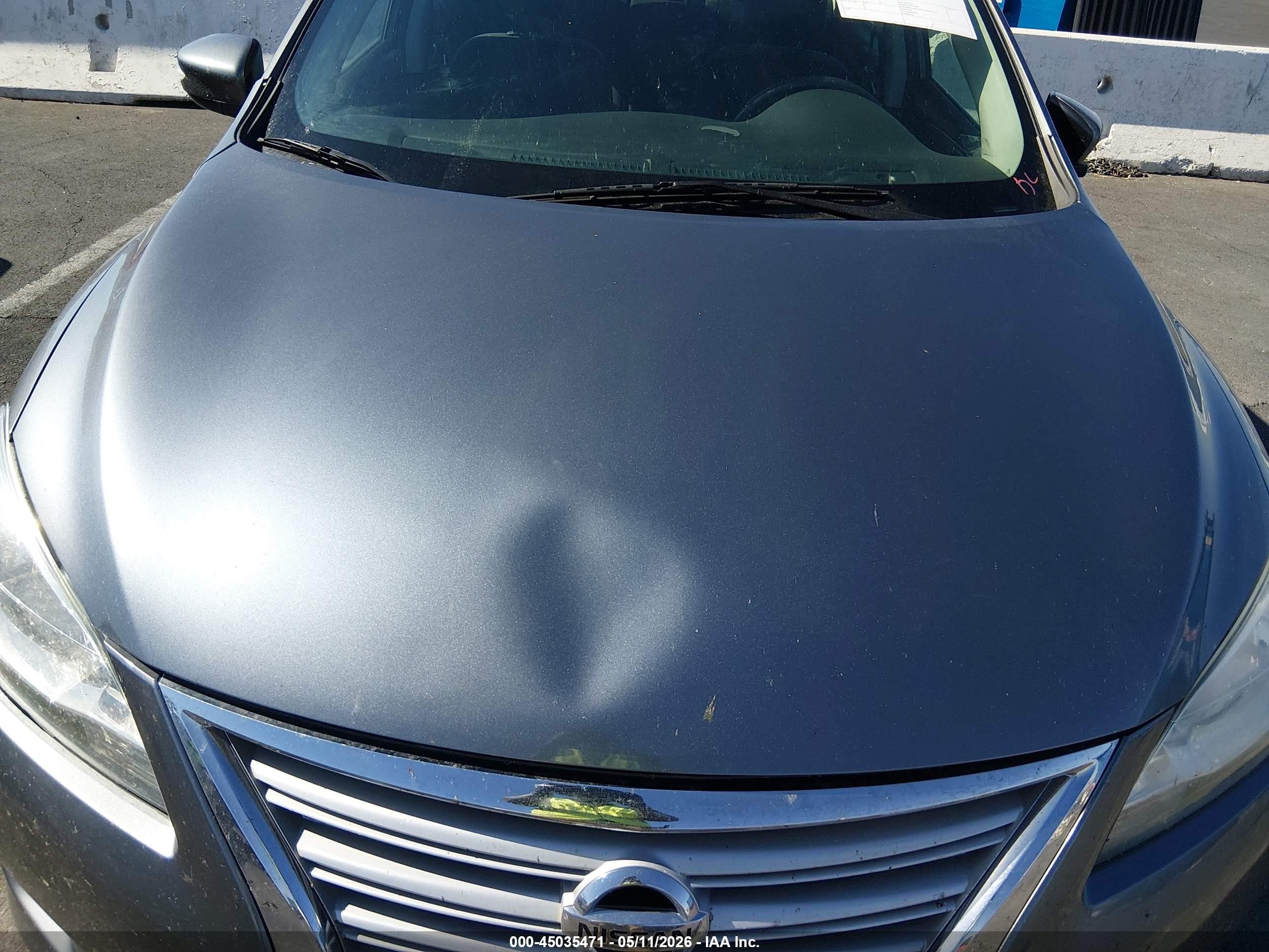 2015 Nissan Sentra Sr Gray vin: 3N1AB7AP8FY280254