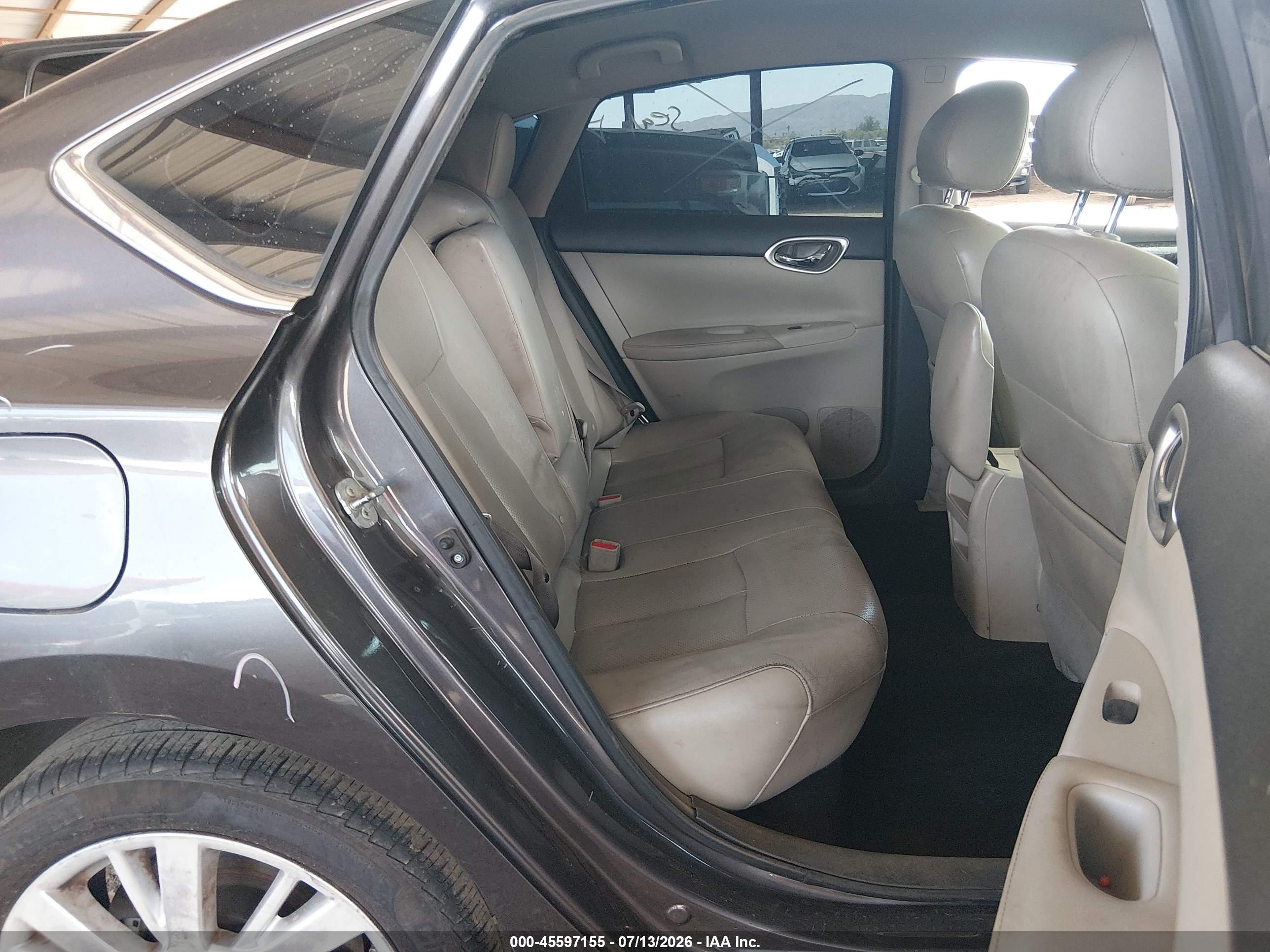 2015 Nissan Sentra Sl Gray vin: 3N1AB7AP8FY290055