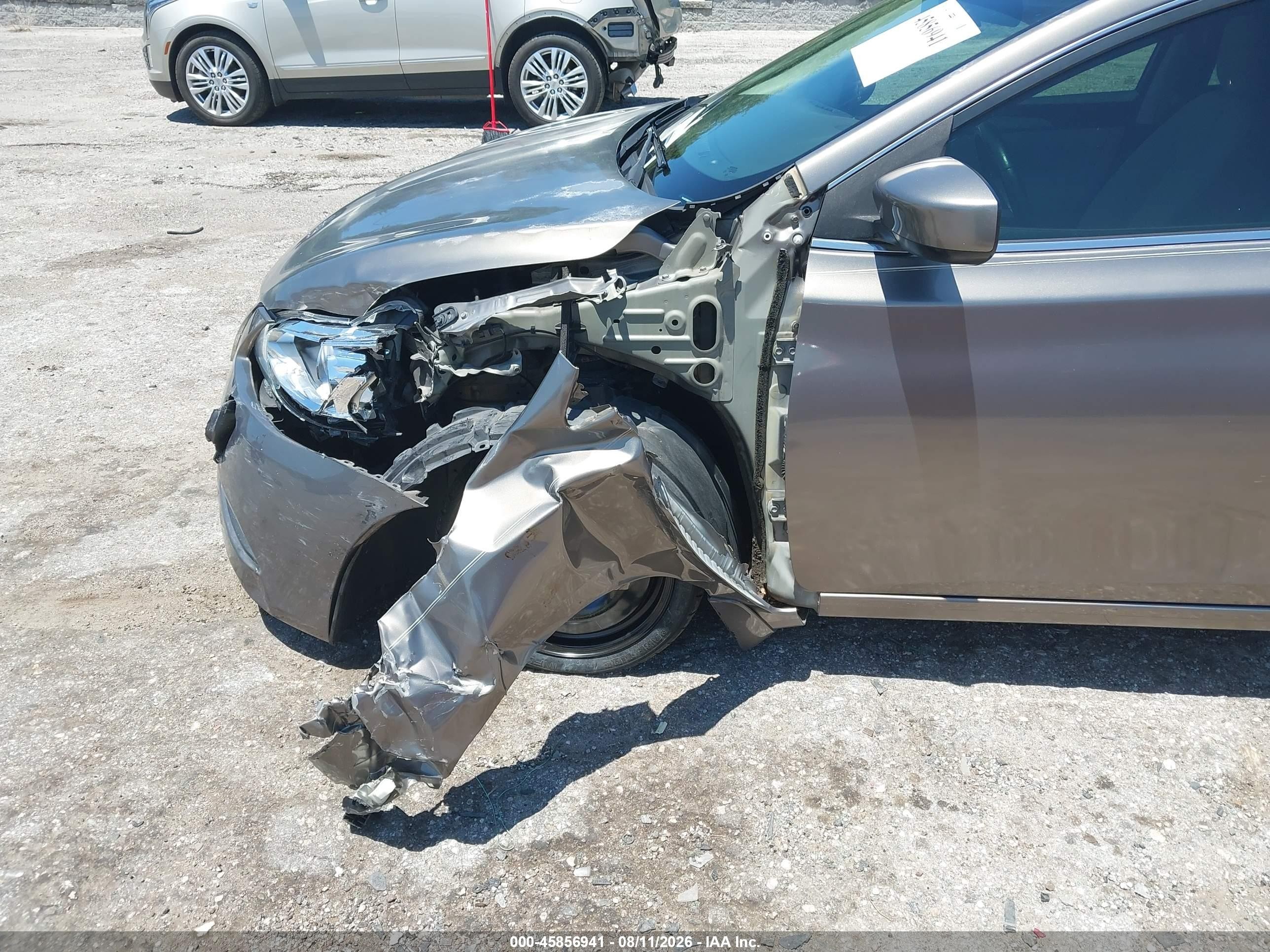 2015 Nissan Sentra Sv Серый vin: 3N1AB7AP8FY291478