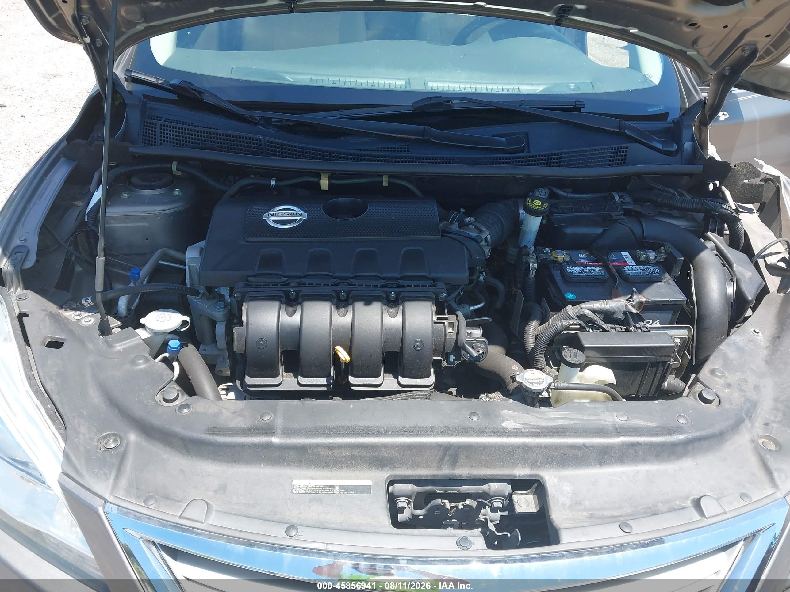 2015 Nissan Sentra Sv Серый vin: 3N1AB7AP8FY291478