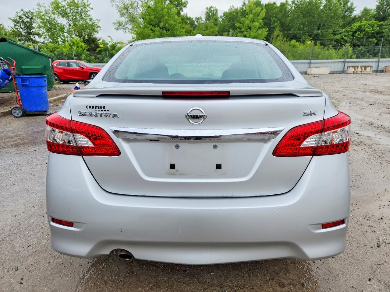 2015 Nissan Sentra Sr Silver vin: 3N1AB7AP8FY291903