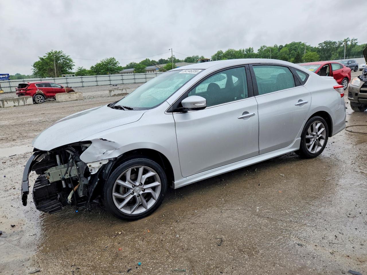 2015 Nissan Sentra Sr Silver vin: 3N1AB7AP8FY291903