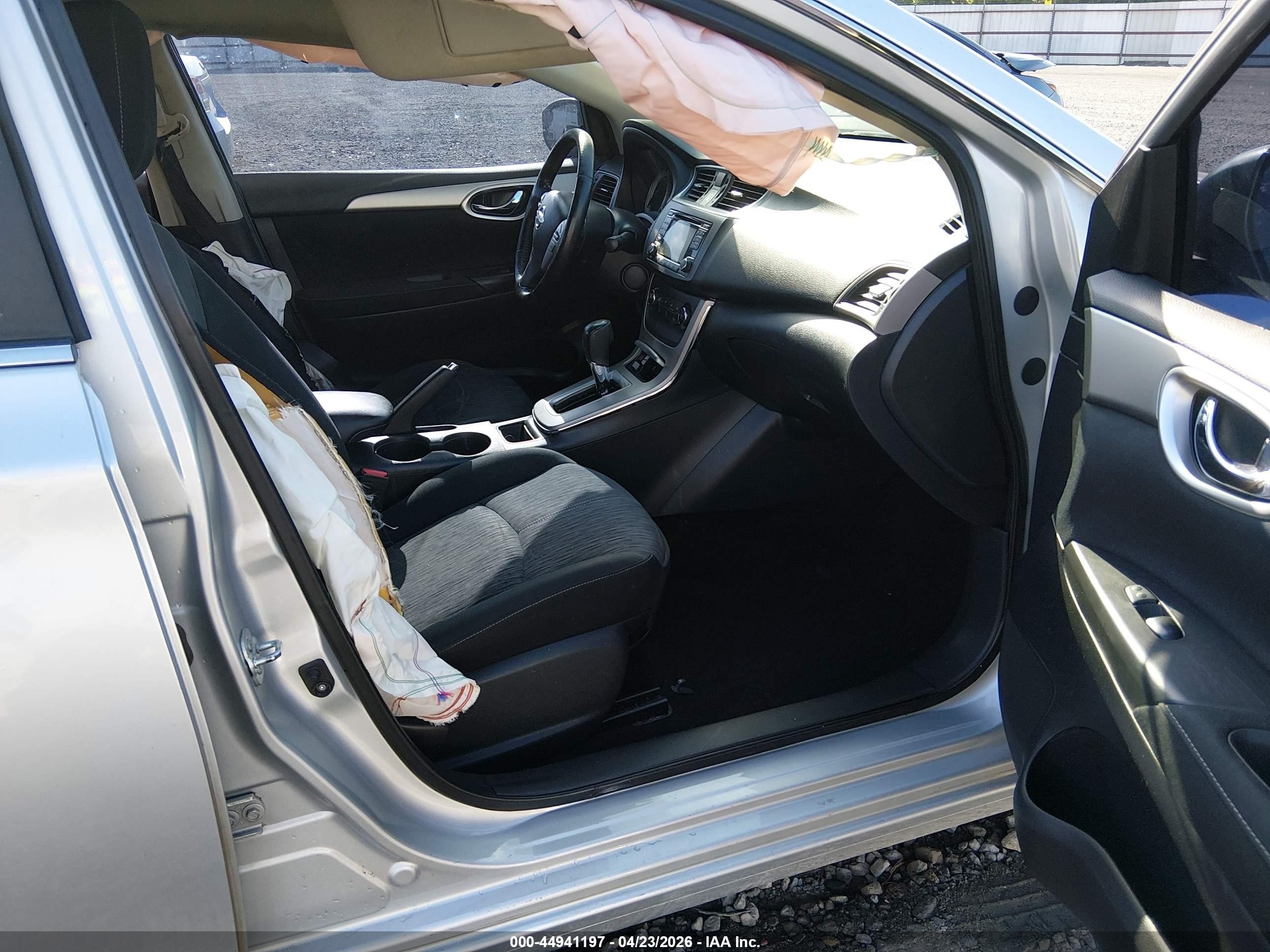 2015 Nissan Sentra Sv Silver vin: 3N1AB7AP8FY292016