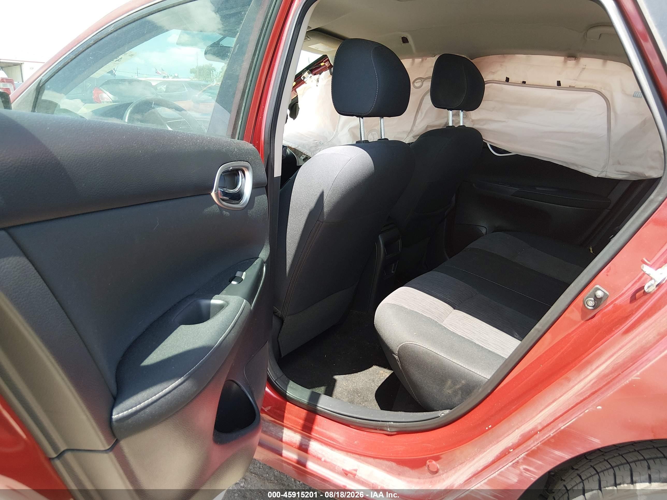 2015 Nissan Sentra Sv Red vin: 3N1AB7AP8FY298995