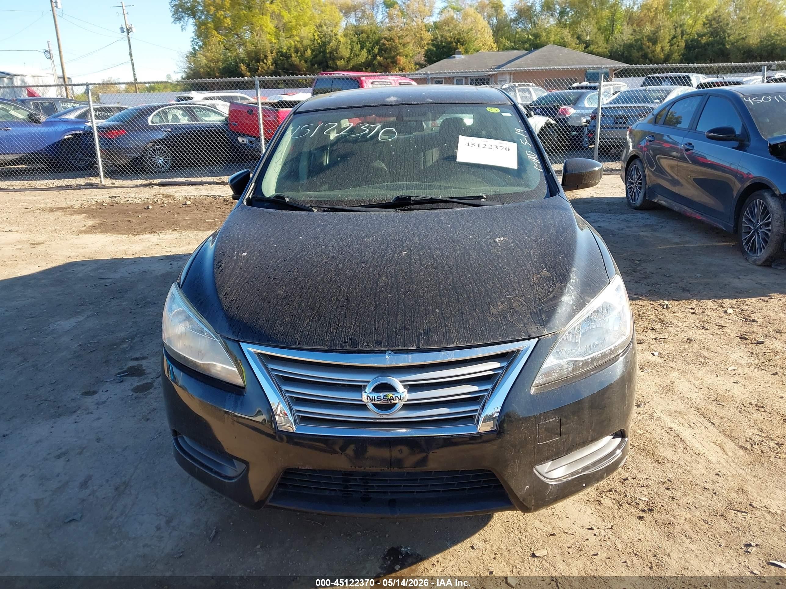 2015 Nissan Sentra Sv Black vin: 3N1AB7AP8FY299029