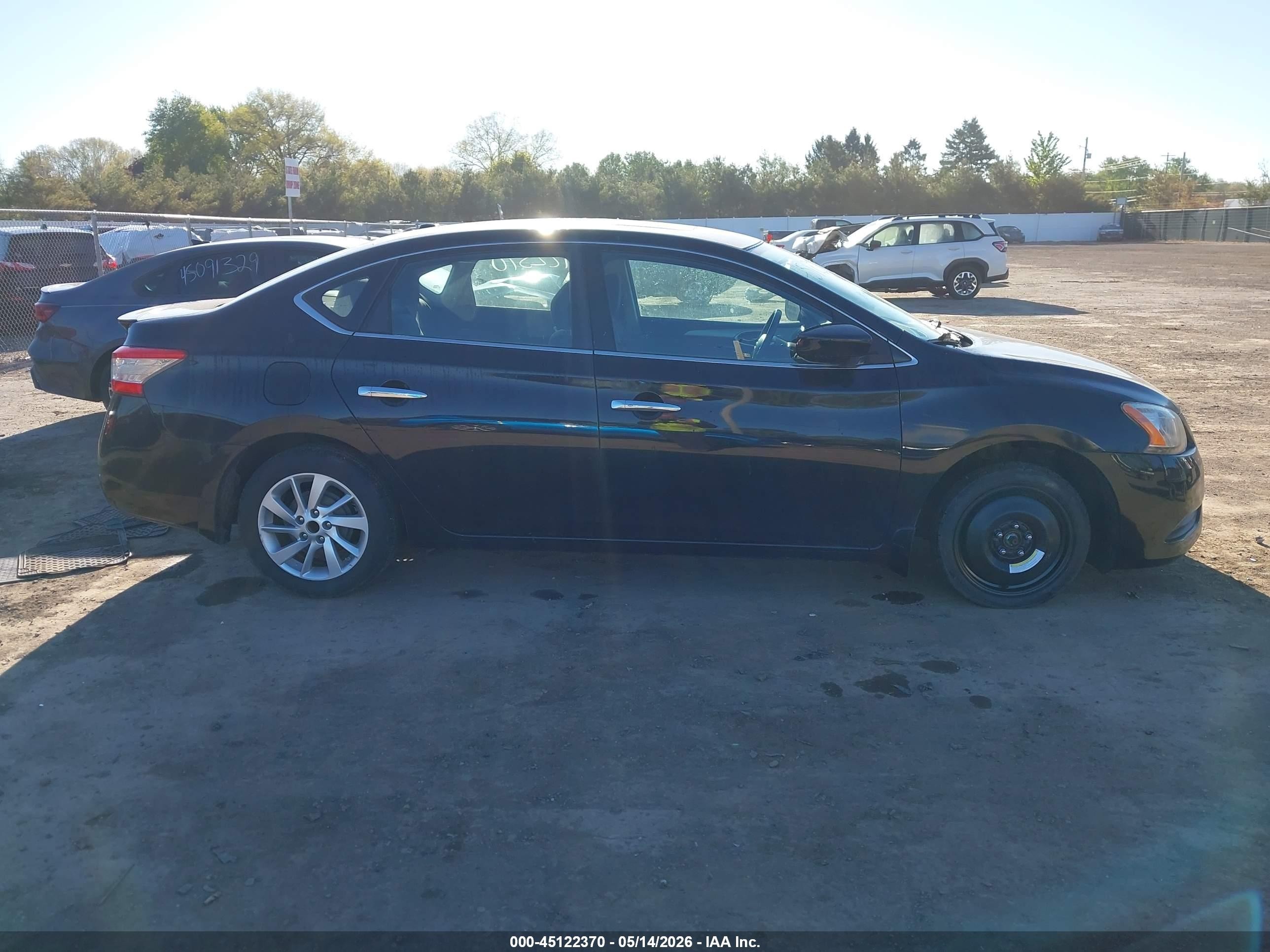 2015 Nissan Sentra Sv Black vin: 3N1AB7AP8FY299029