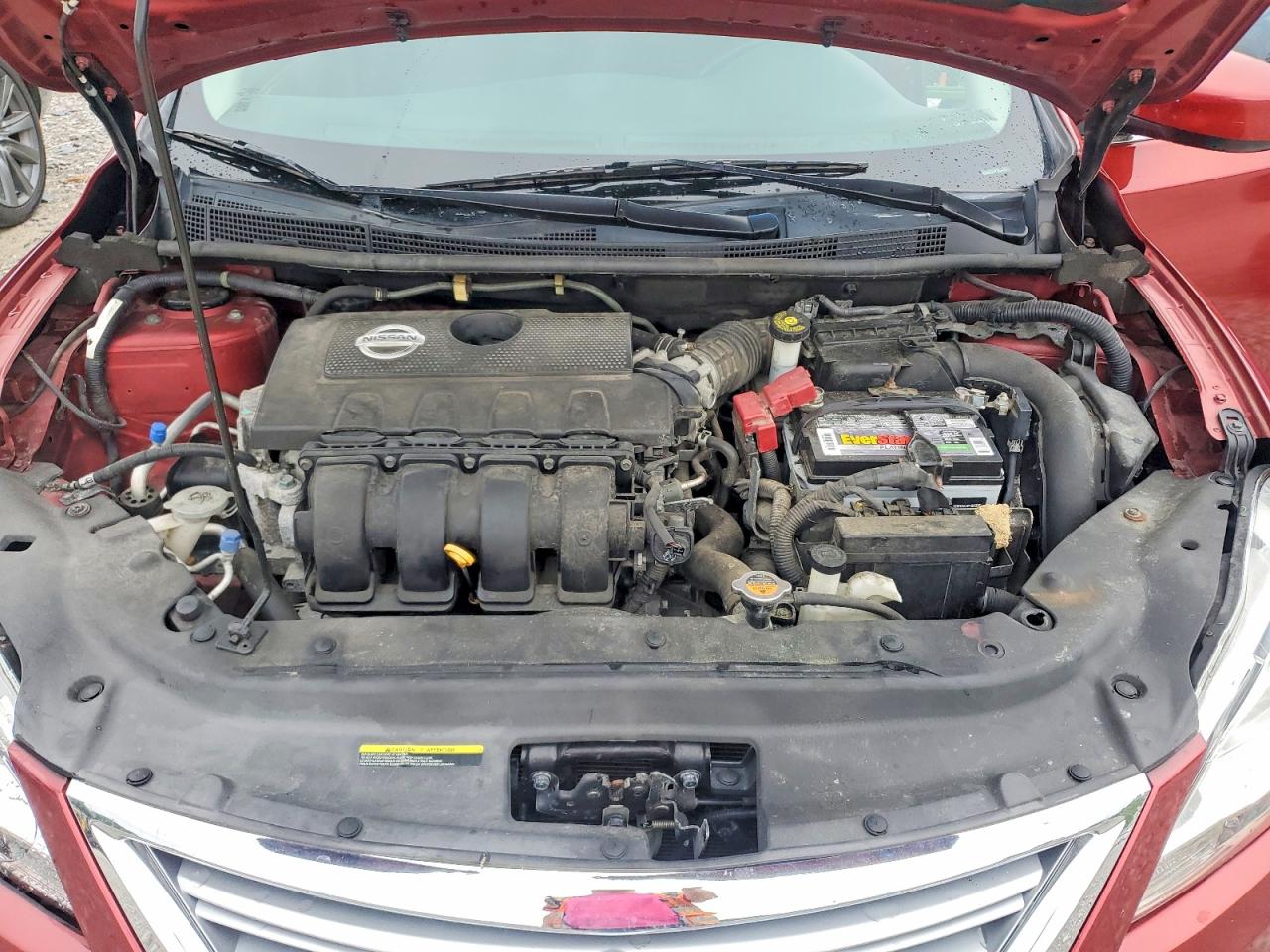 2015 Nissan Sentra Sv Красный vin: 3N1AB7AP8FY299791