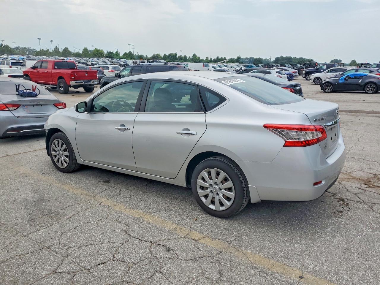 2015 Nissan Sentra S Silver vin: 3N1AB7AP8FY301944