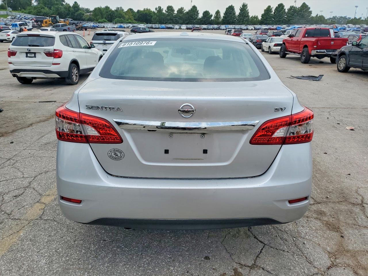 2015 Nissan Sentra S Silver vin: 3N1AB7AP8FY301944