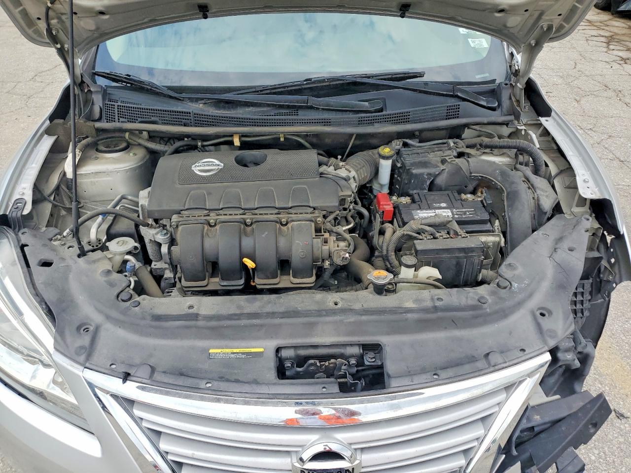 2015 Nissan Sentra S Silver vin: 3N1AB7AP8FY301944