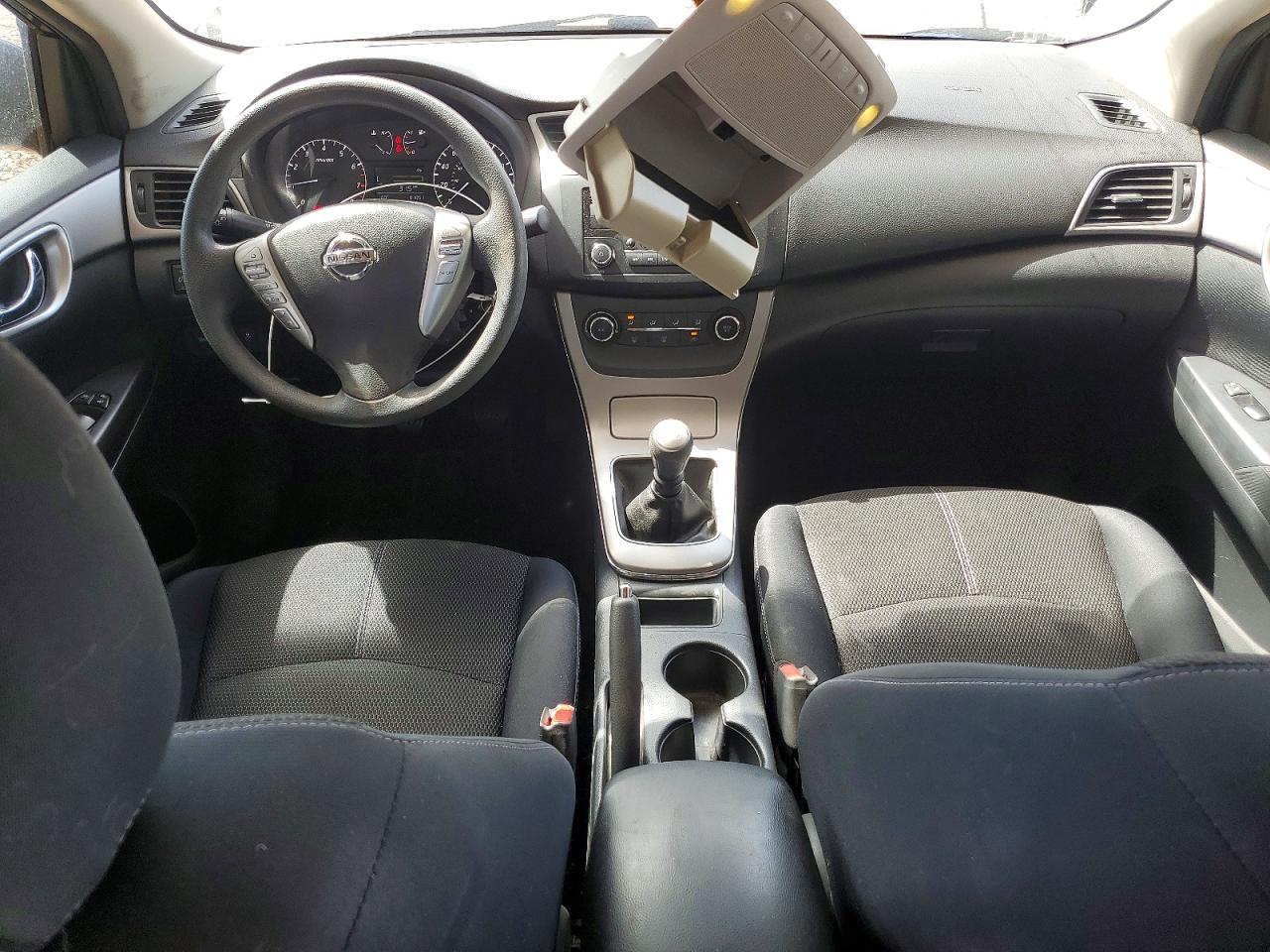 2015 Nissan Sentra S Black vin: 3N1AB7AP8FY307405