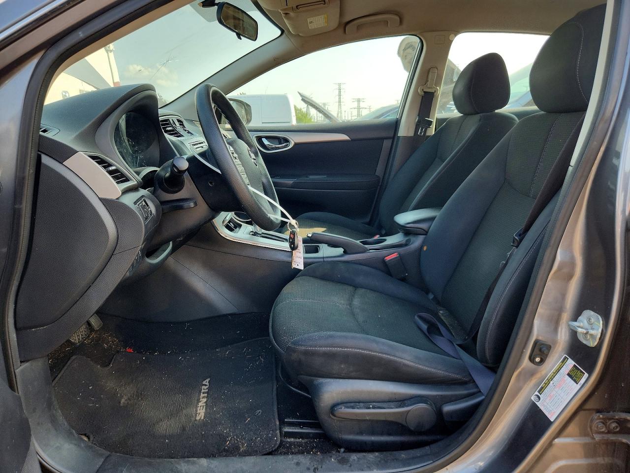 2015 Nissan Sentra S Gray vin: 3N1AB7AP8FY309722