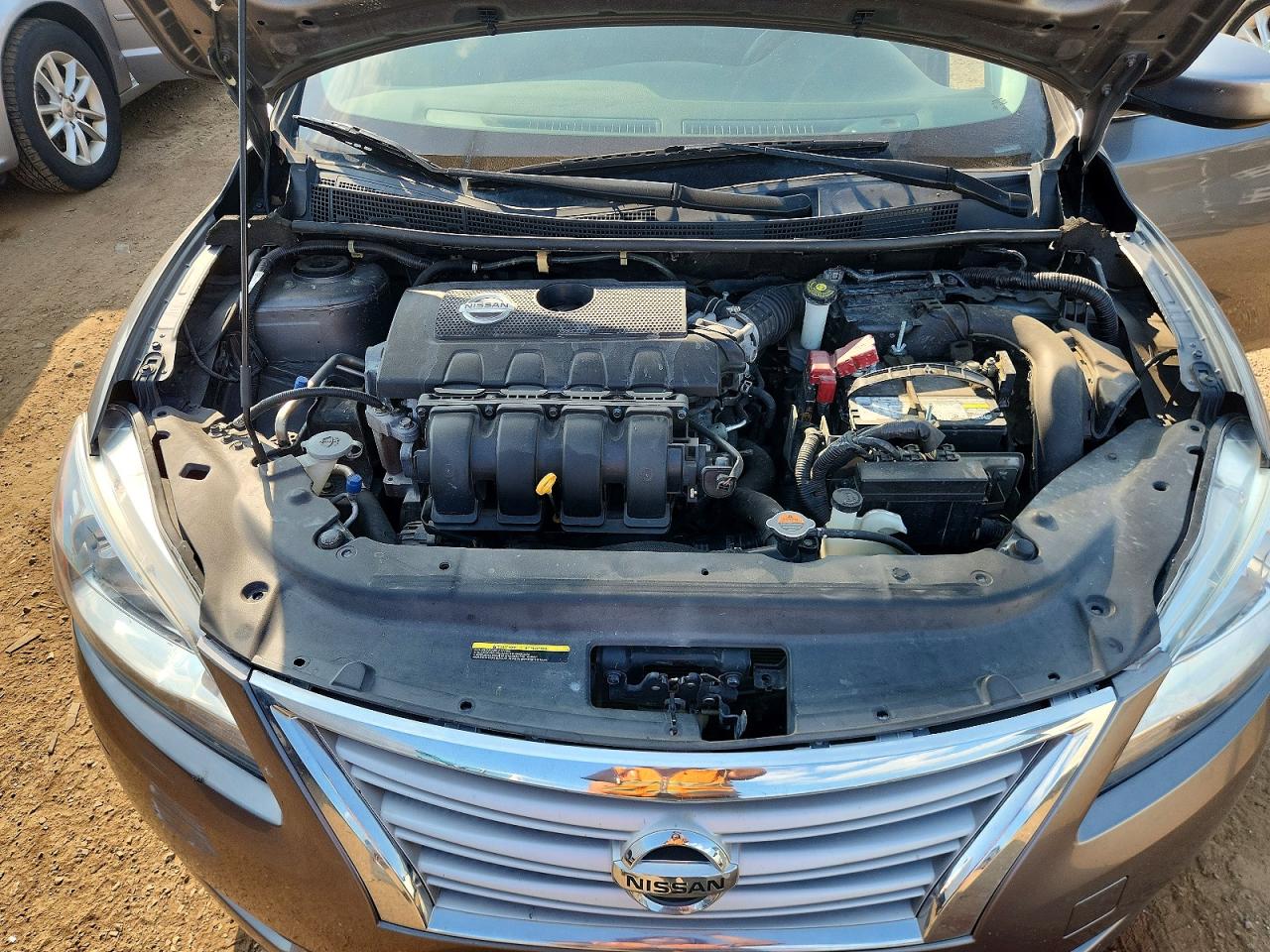 2015 Nissan Sentra S Gray vin: 3N1AB7AP8FY309722