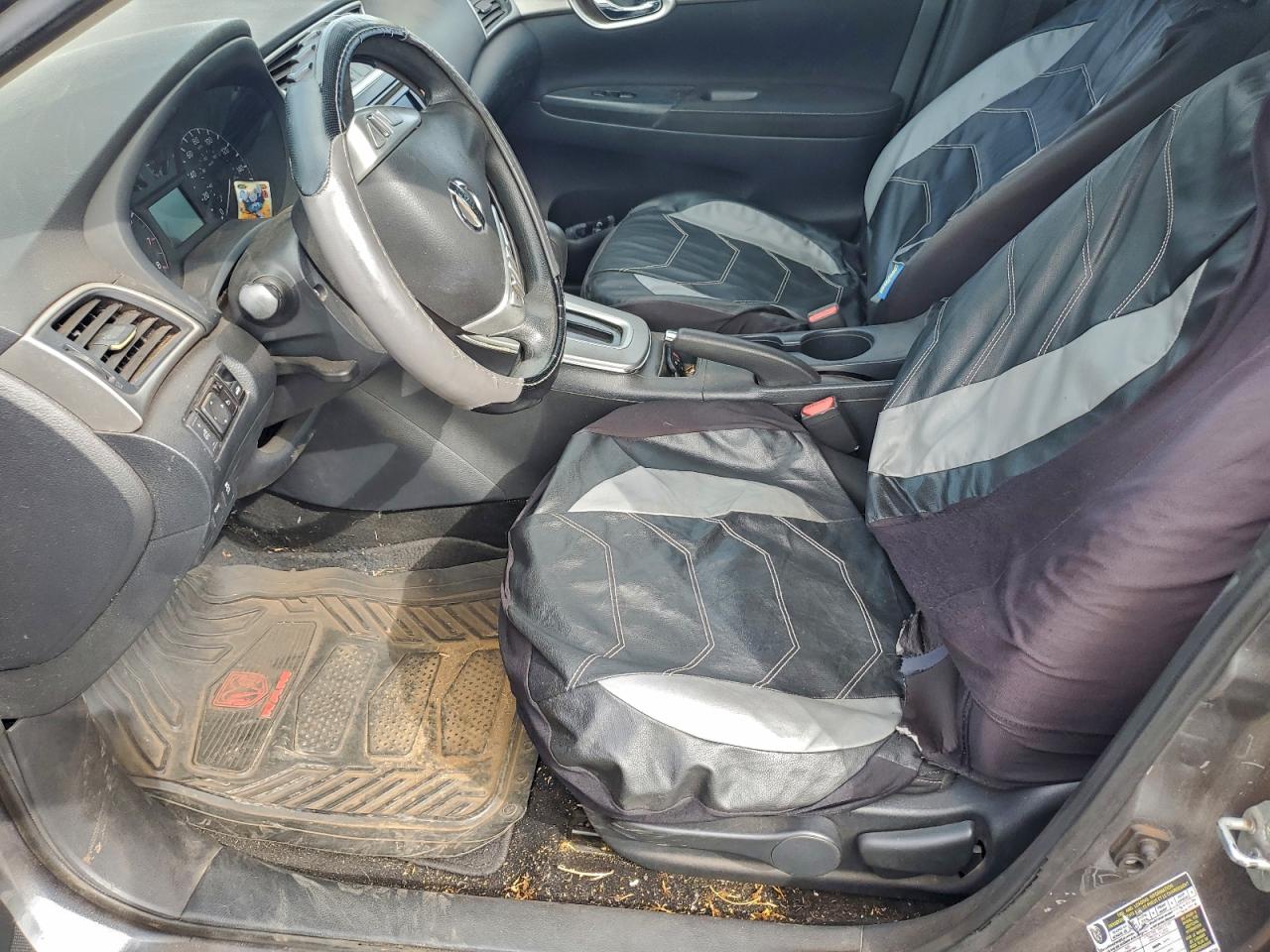2015 Nissan Sentra S Gray vin: 3N1AB7AP8FY313141
