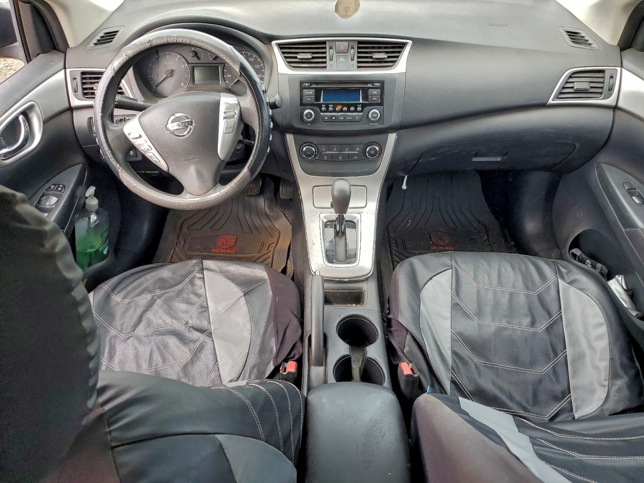 2015 Nissan Sentra S Gray vin: 3N1AB7AP8FY313141