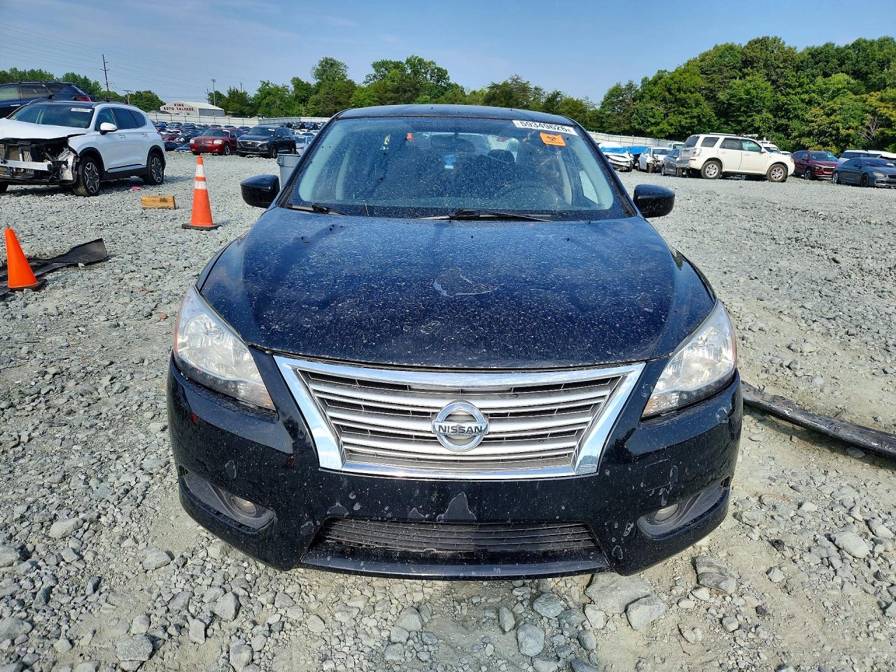2015 Nissan Sentra S Black vin: 3N1AB7AP8FY317528