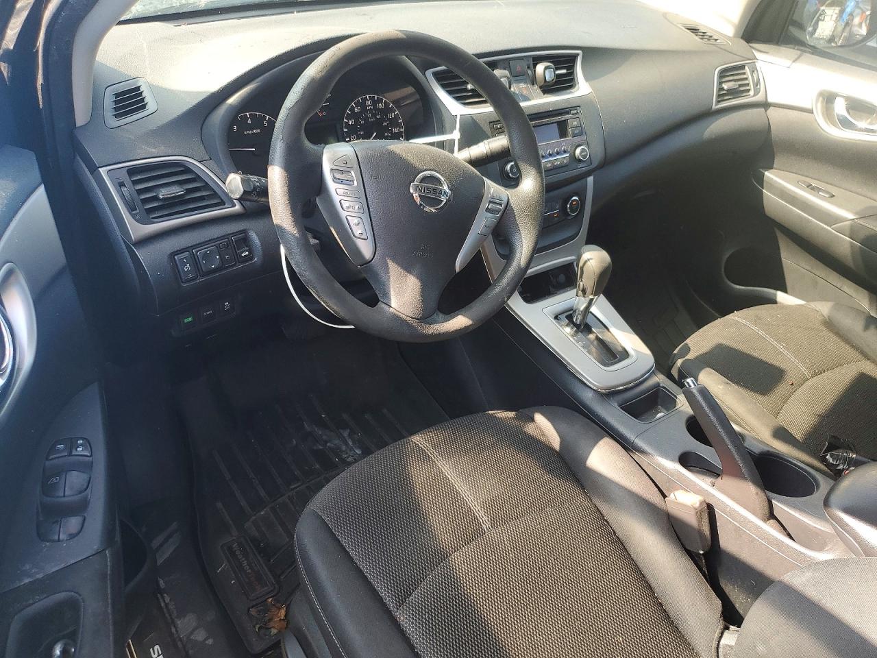 2015 Nissan Sentra S Black vin: 3N1AB7AP8FY317528