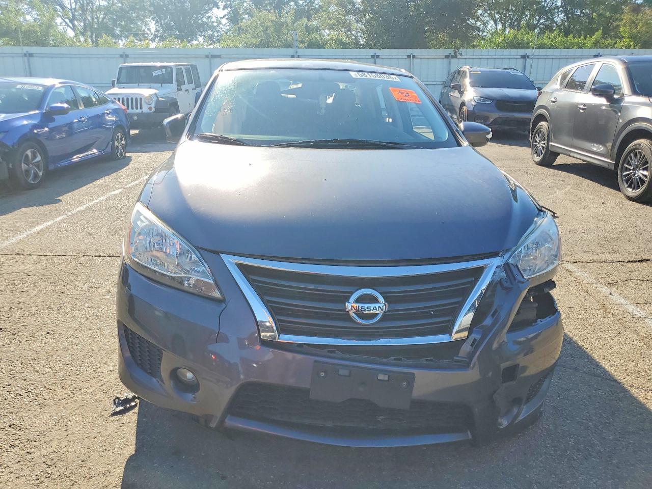 2015 Nissan Sentra Sr Gray vin: 3N1AB7AP8FY320834