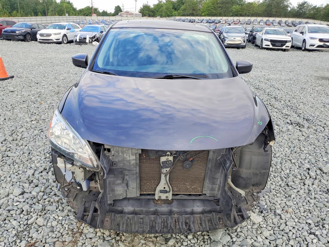 2015 Nissan Sentra Sv Gray vin: 3N1AB7AP8FY329288