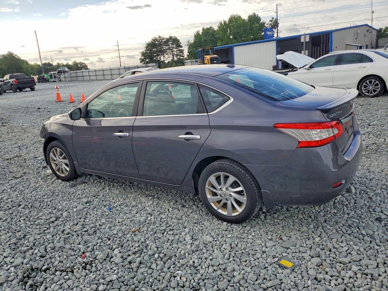 2015 Nissan Sentra Sv Gray vin: 3N1AB7AP8FY329288