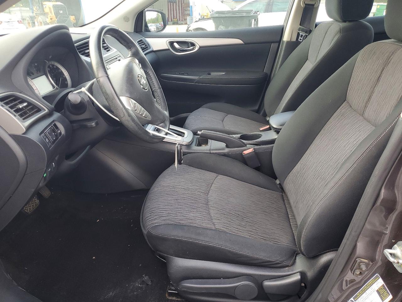 2015 Nissan Sentra Sv Gray vin: 3N1AB7AP8FY329288