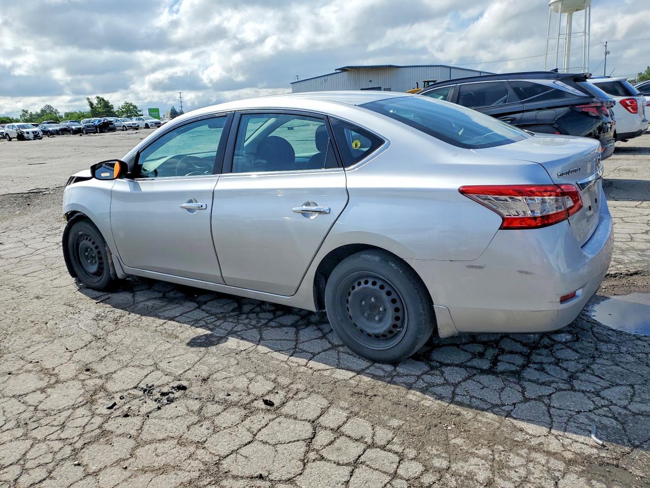 2015 Nissan Sentra S Silver vin: 3N1AB7AP8FY330098