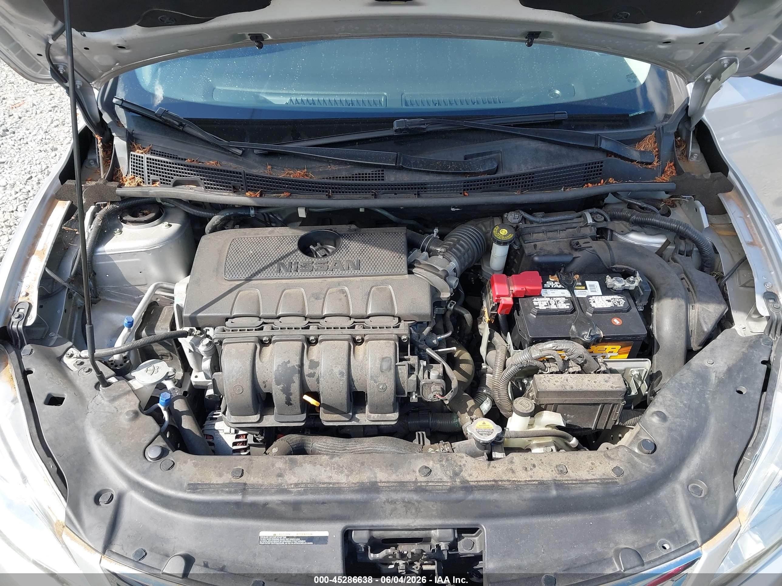 2015 Nissan Sentra S Silver vin: 3N1AB7AP8FY330151