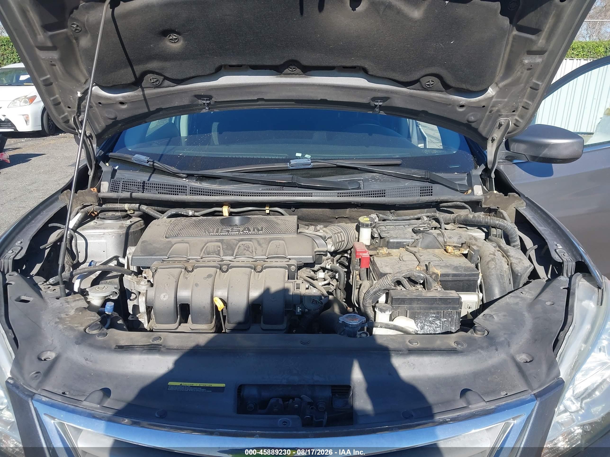 2015 Nissan Sentra S Gray vin: 3N1AB7AP8FY330327