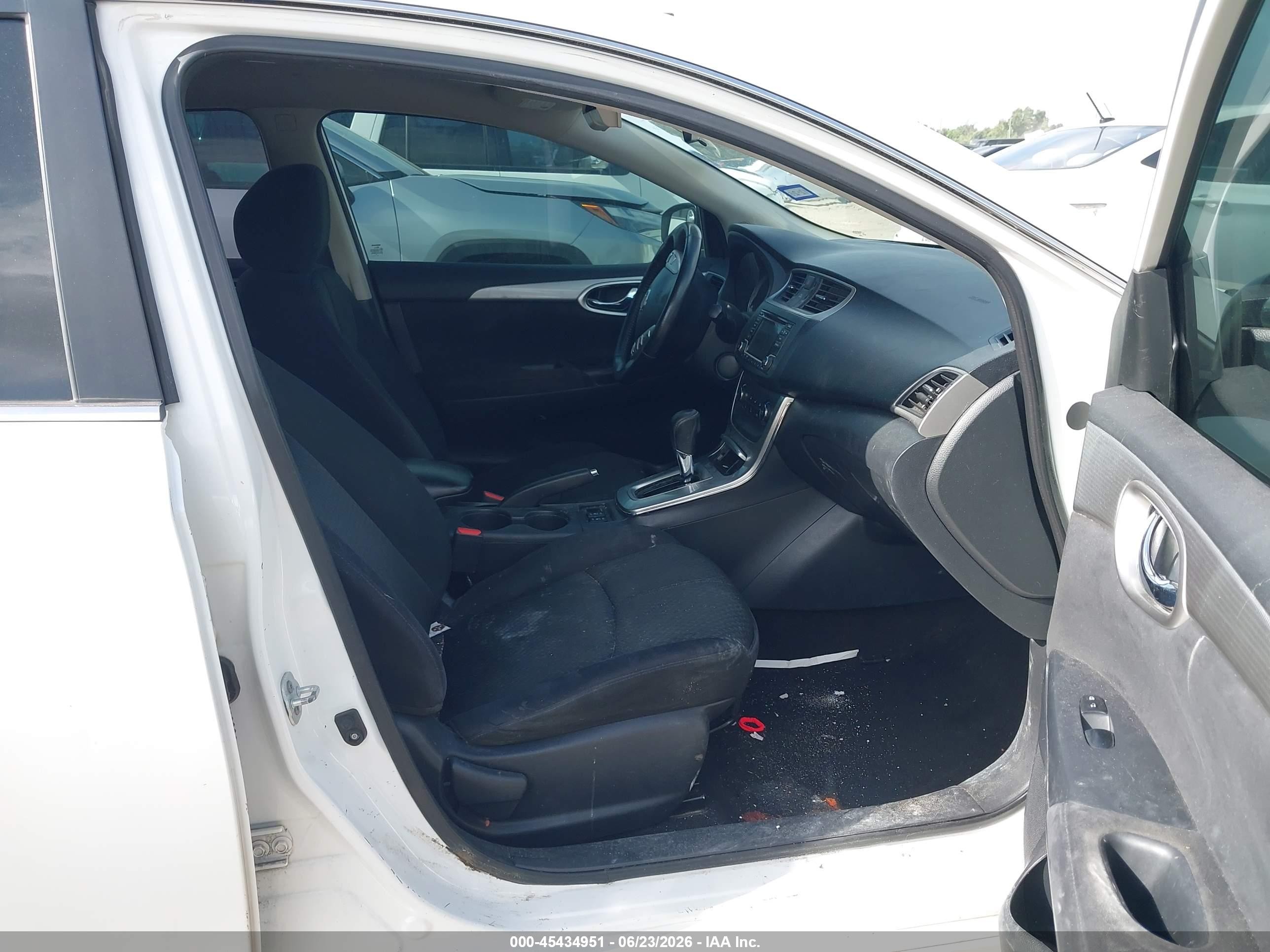 2015 Nissan Sentra Sr White vin: 3N1AB7AP8FY333485