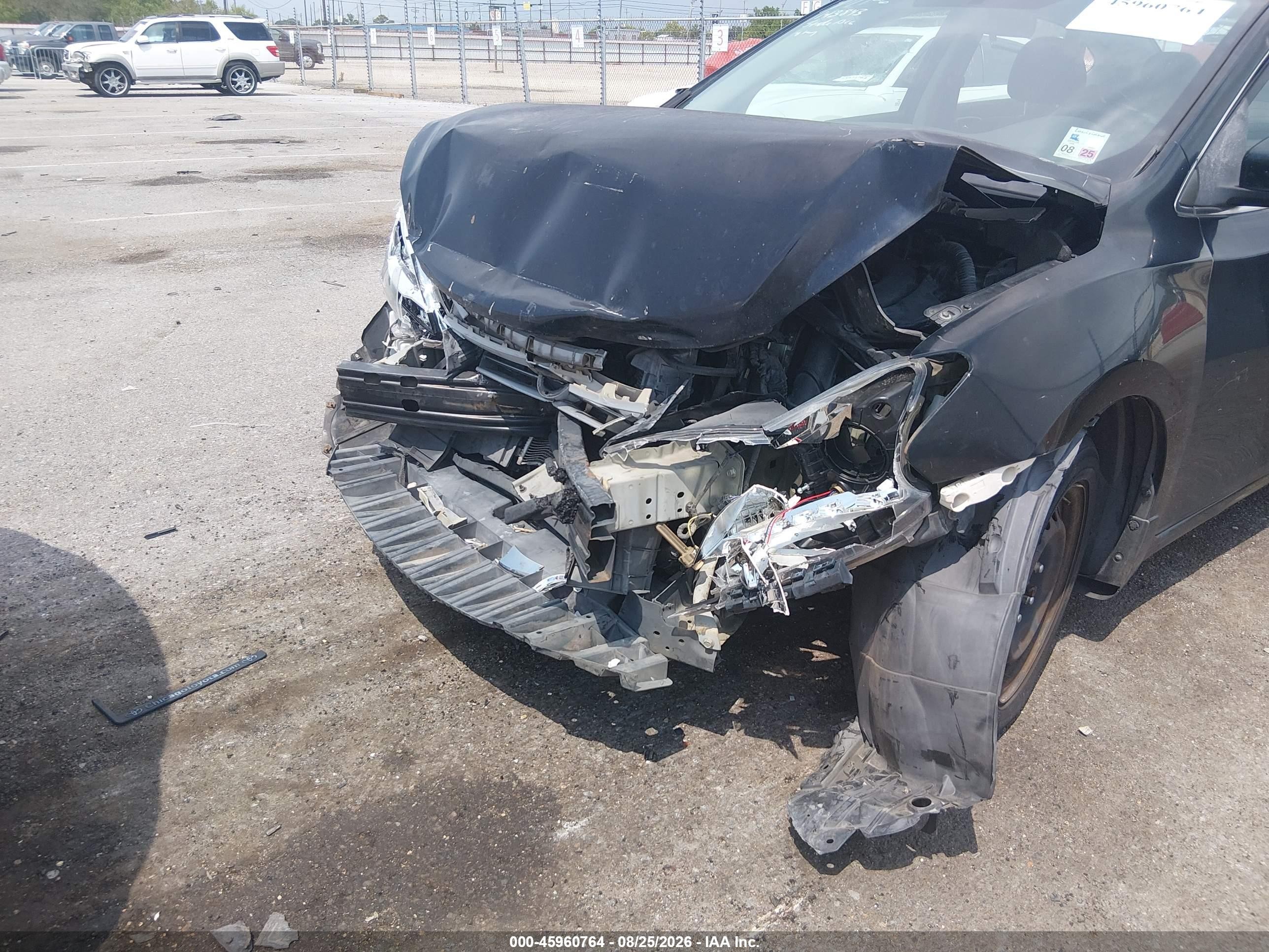 2015 Nissan Sentra S Black vin: 3N1AB7AP8FY333583