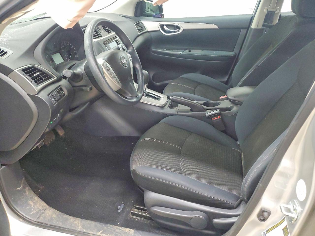 2015 Nissan Sentra S Silver vin: 3N1AB7AP8FY335513