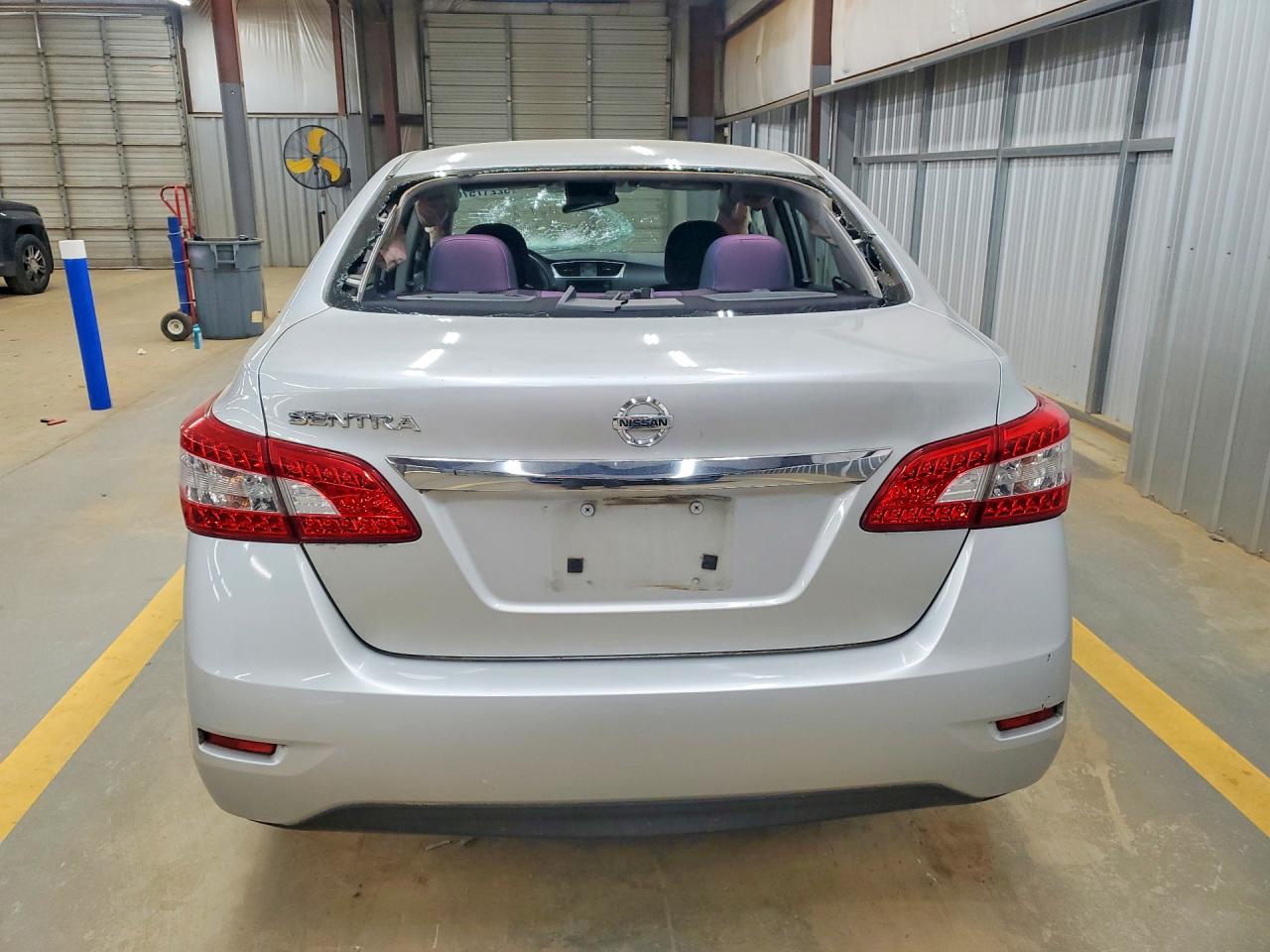 2015 Nissan Sentra S Silver vin: 3N1AB7AP8FY335513