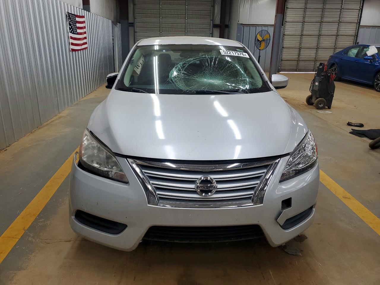 2015 Nissan Sentra S Silver vin: 3N1AB7AP8FY335513