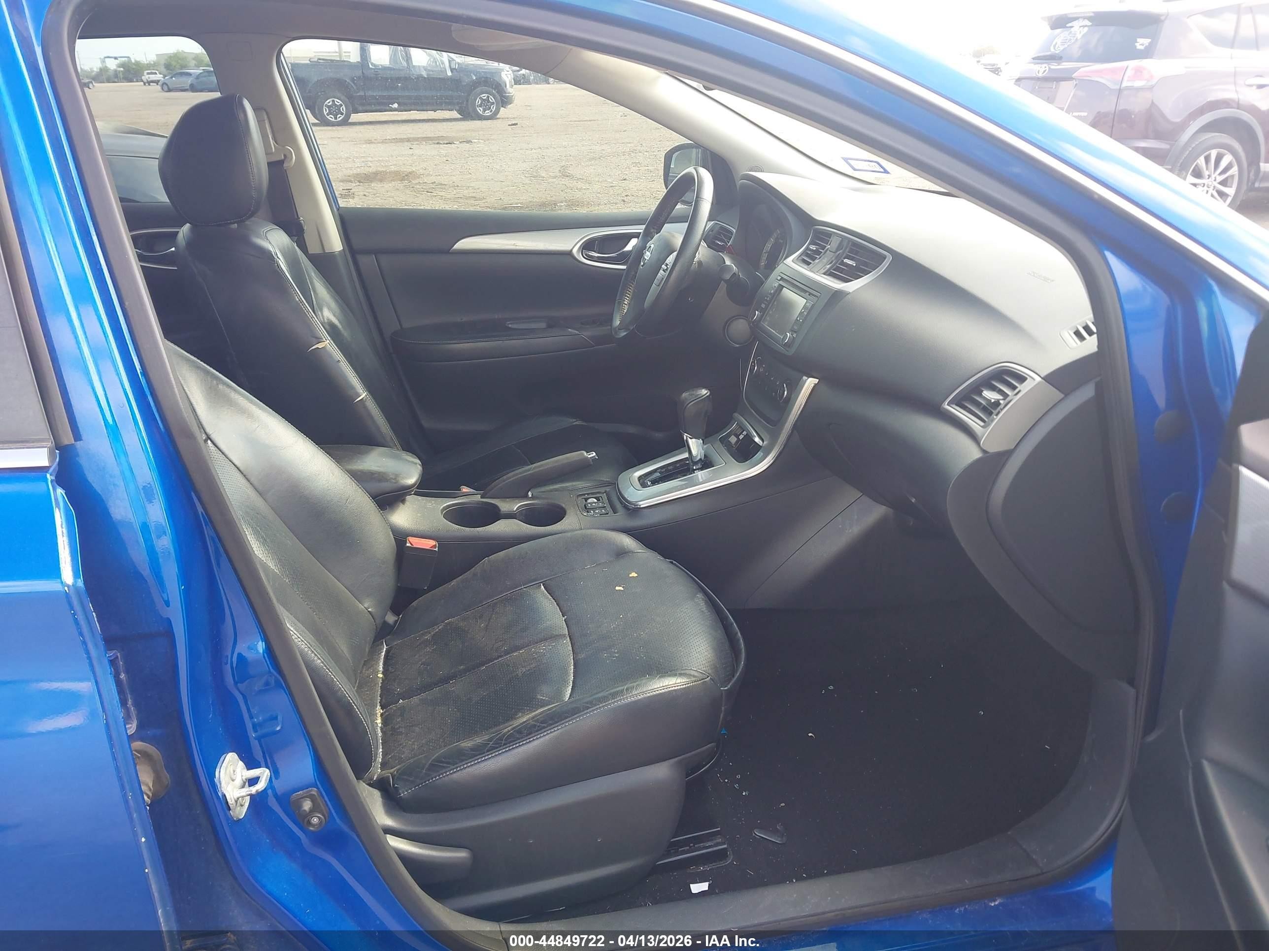 2015 Nissan Sentra Sr Blue vin: 3N1AB7AP8FY340310