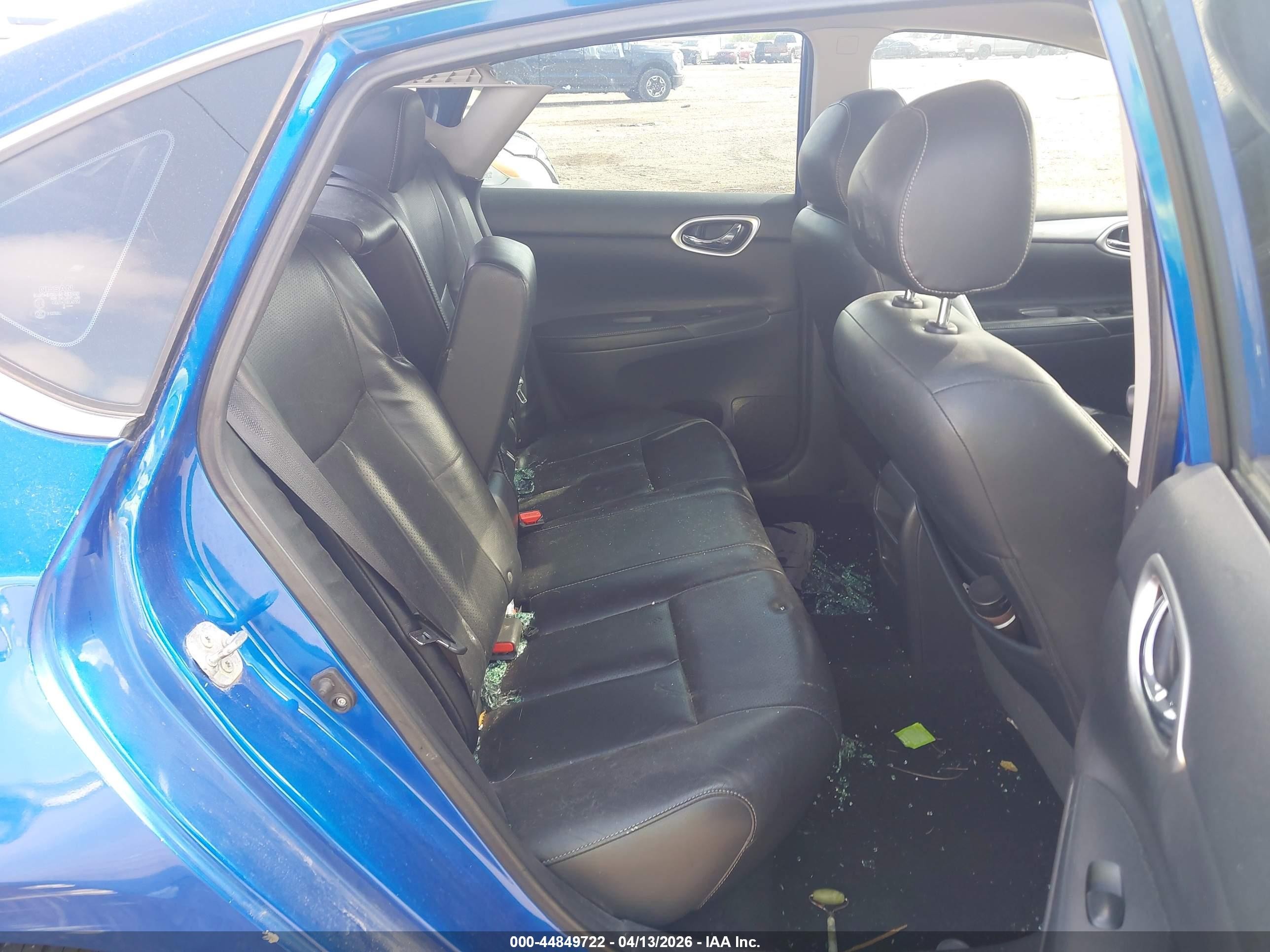2015 Nissan Sentra Sr Blue vin: 3N1AB7AP8FY340310