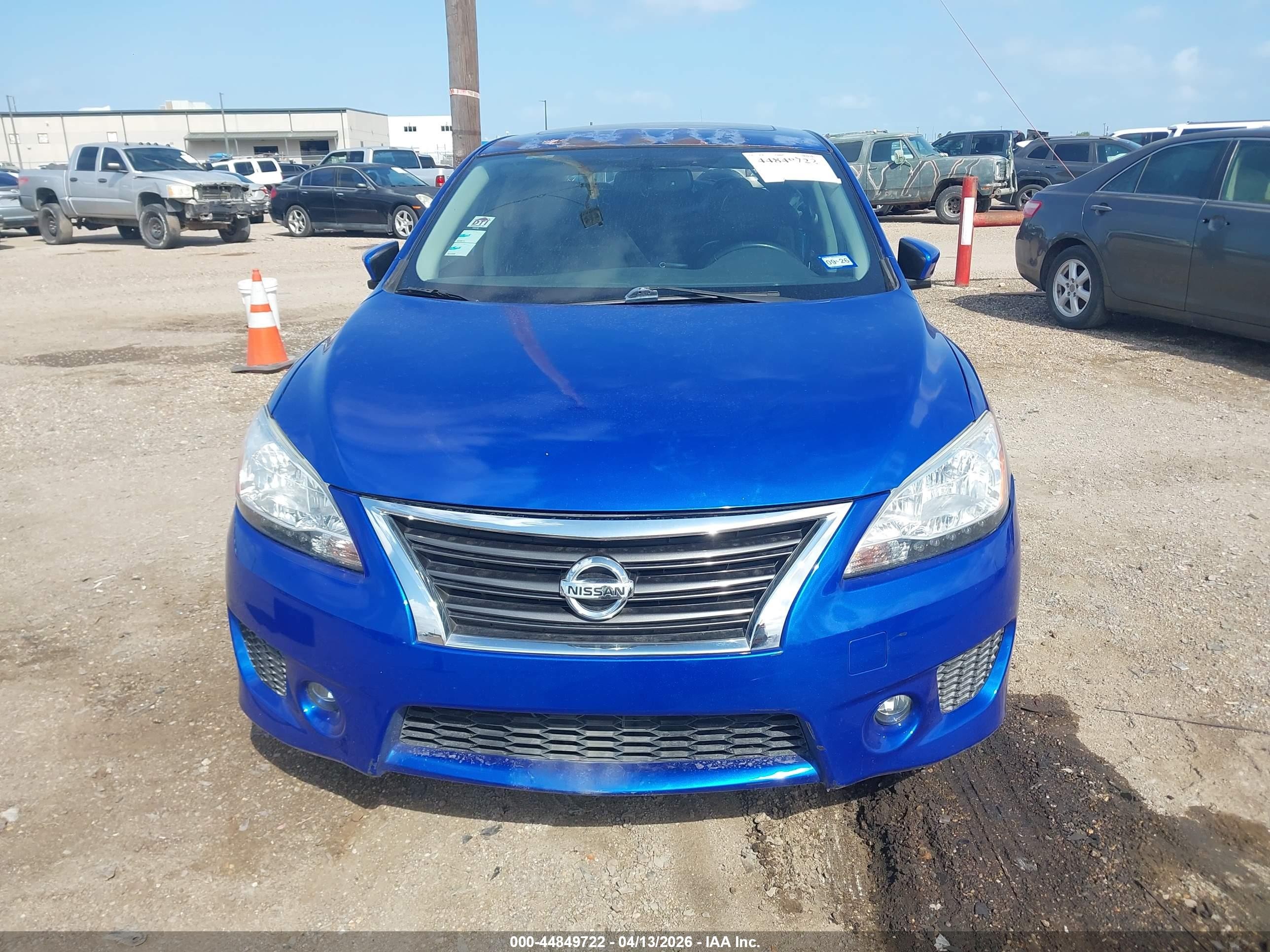 2015 Nissan Sentra Sr Blue vin: 3N1AB7AP8FY340310