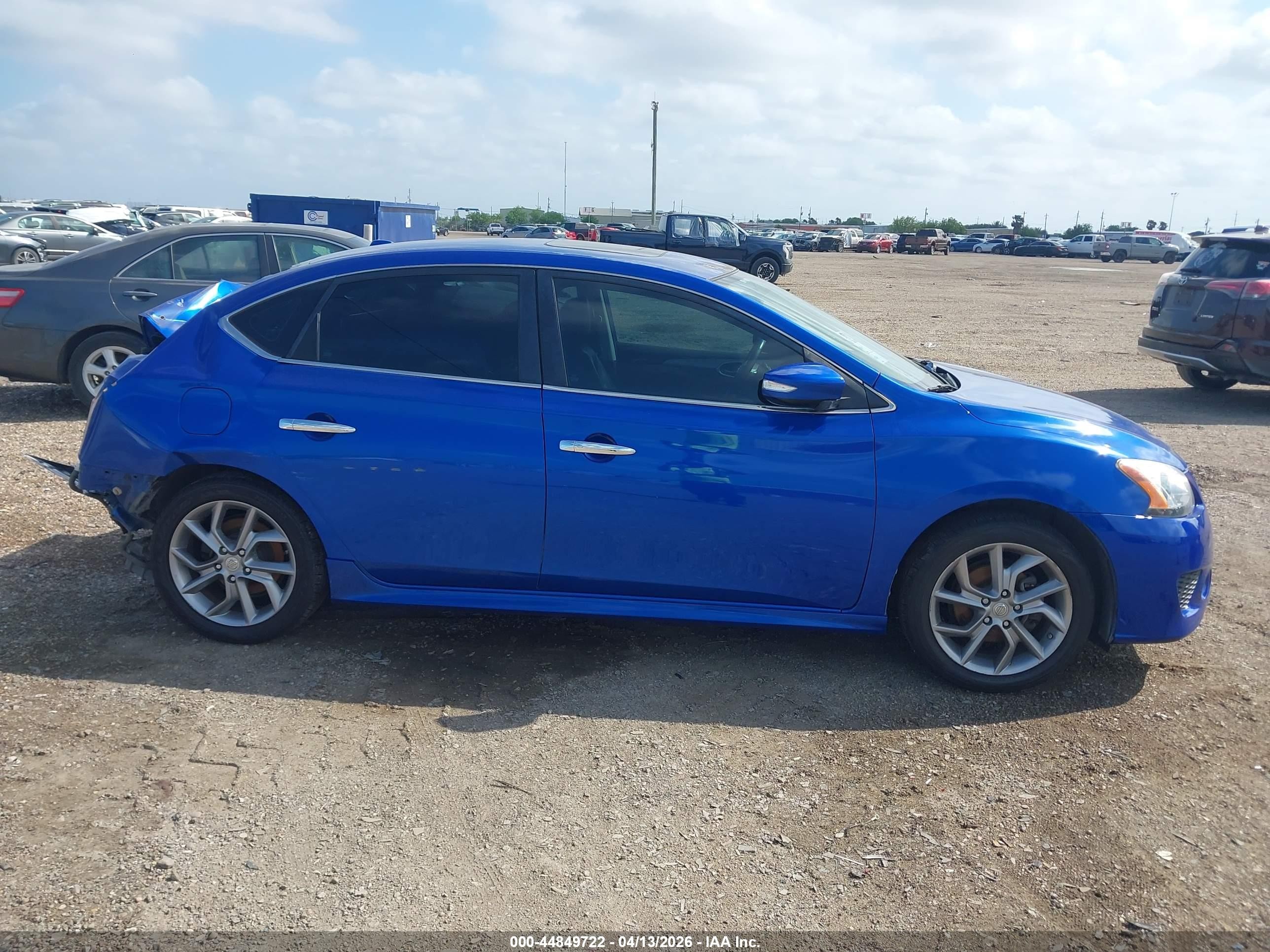 2015 Nissan Sentra Sr Blue vin: 3N1AB7AP8FY340310