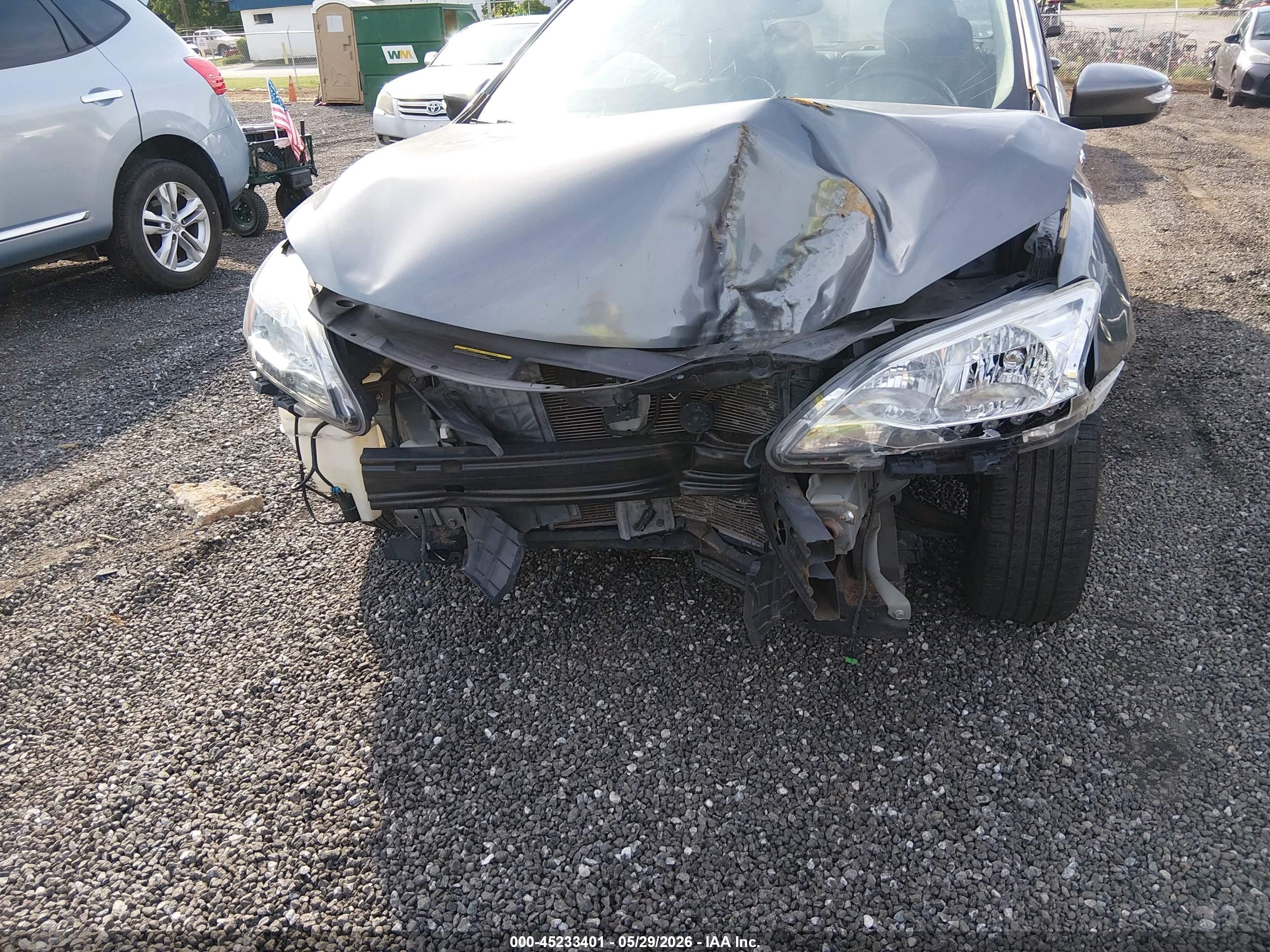 2015 Nissan Sentra Sr Gray vin: 3N1AB7AP8FY341392