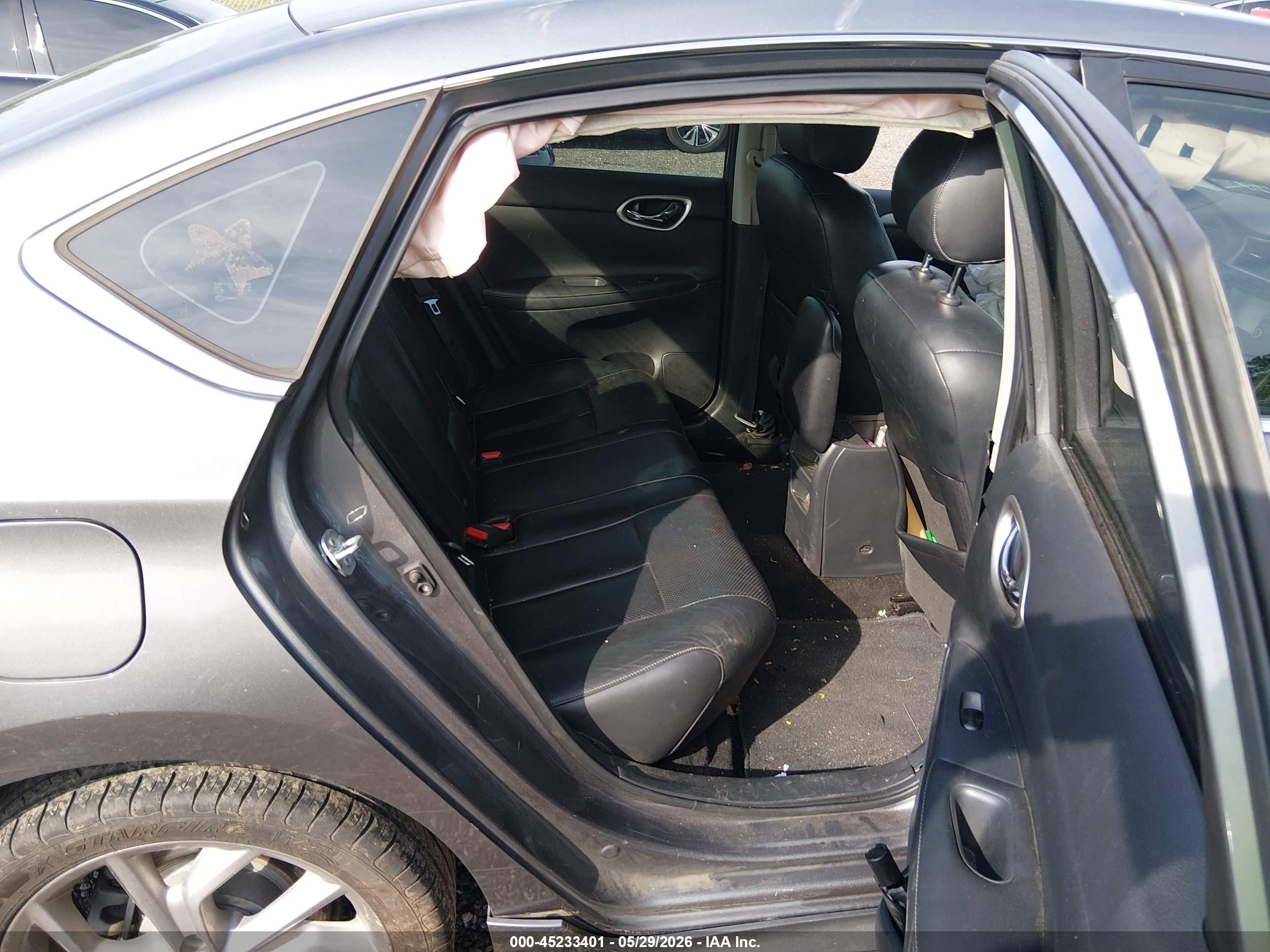 2015 Nissan Sentra Sr Gray vin: 3N1AB7AP8FY341392