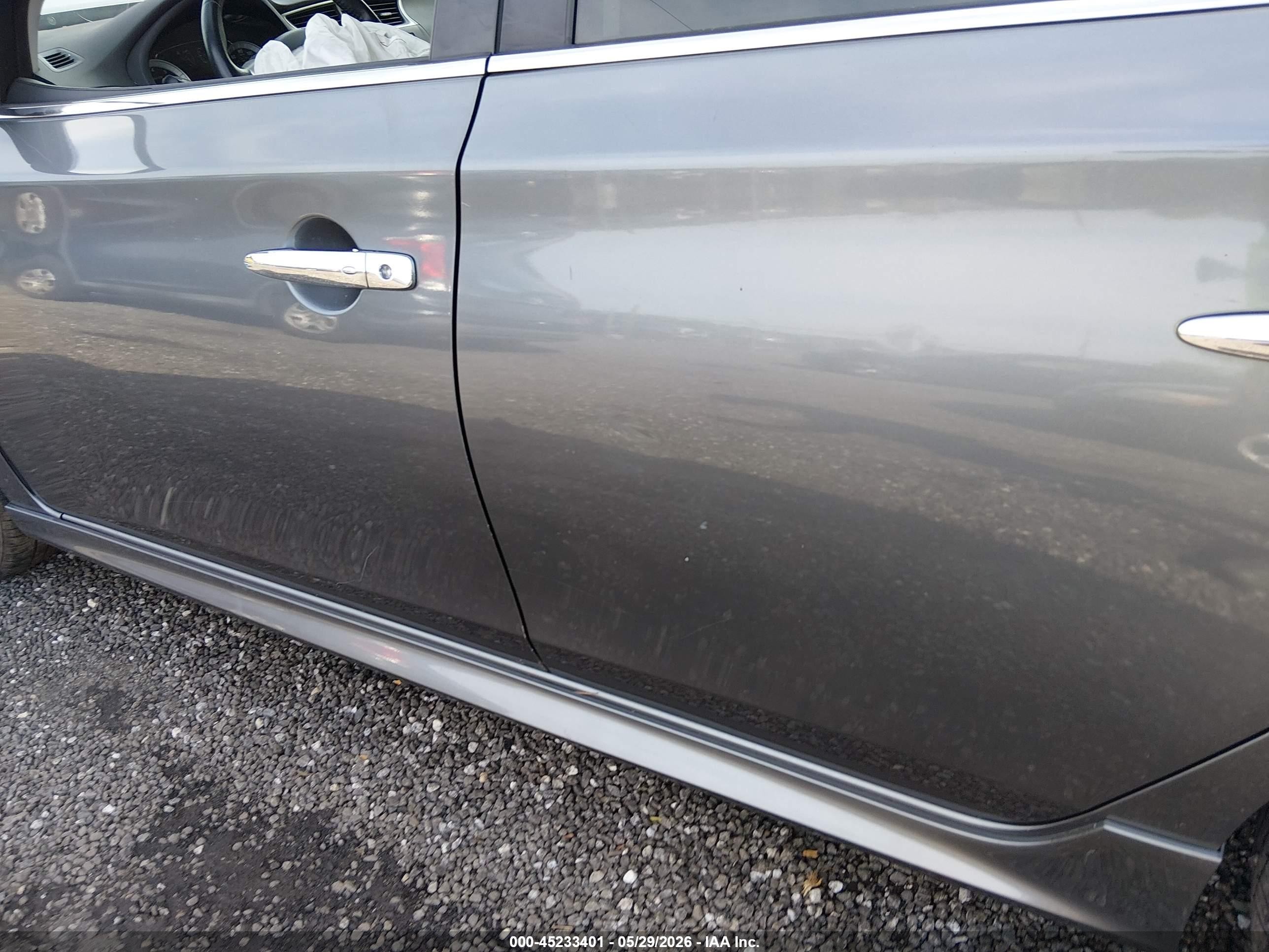 2015 Nissan Sentra Sr Gray vin: 3N1AB7AP8FY341392