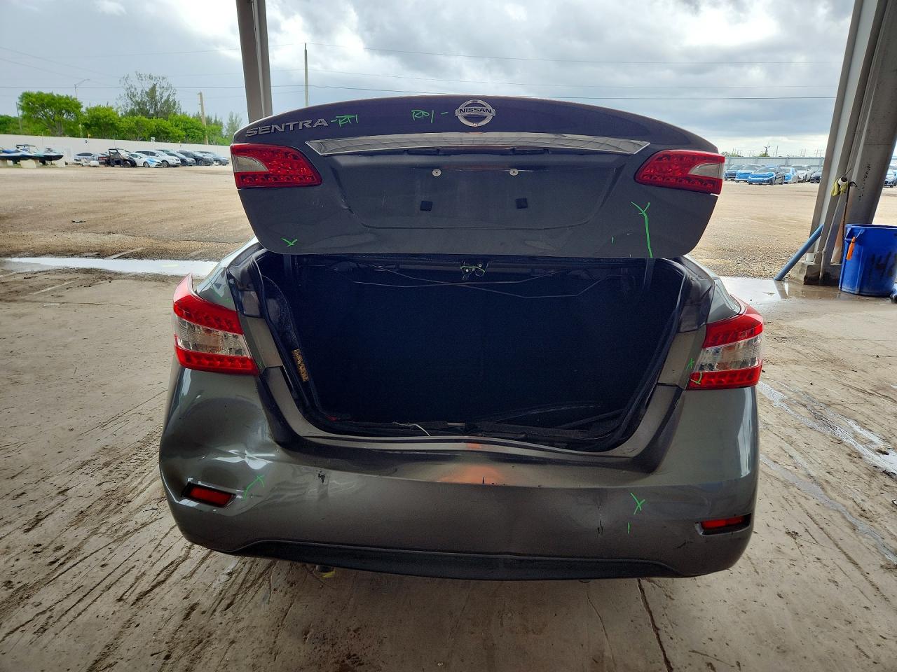 2015 Nissan Sentra S Charcoal vin: 3N1AB7AP8FY346589