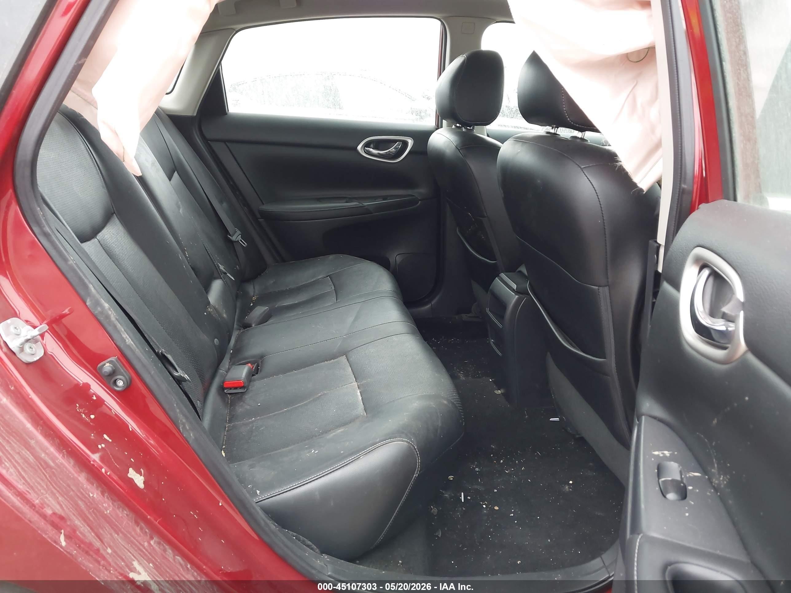 2015 Nissan Sentra Sl Red vin: 3N1AB7AP8FY350139