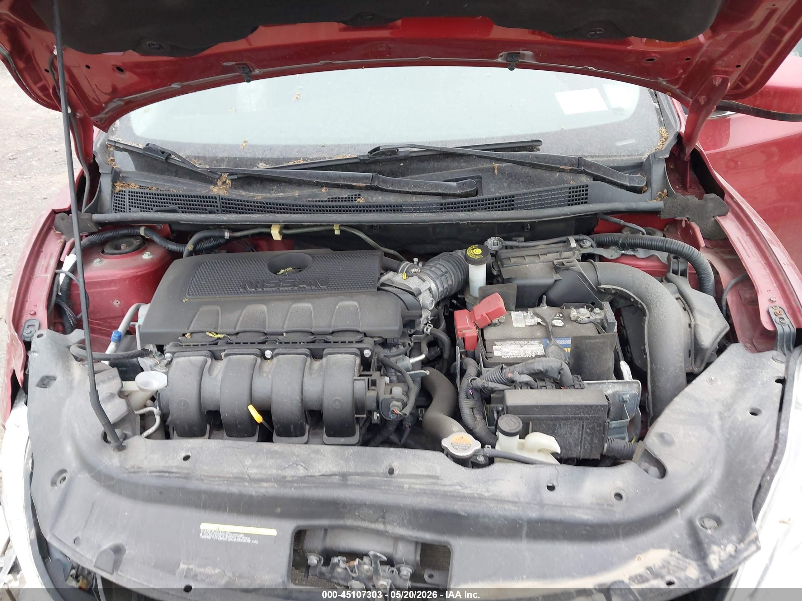 2015 Nissan Sentra Sl Red vin: 3N1AB7AP8FY350139