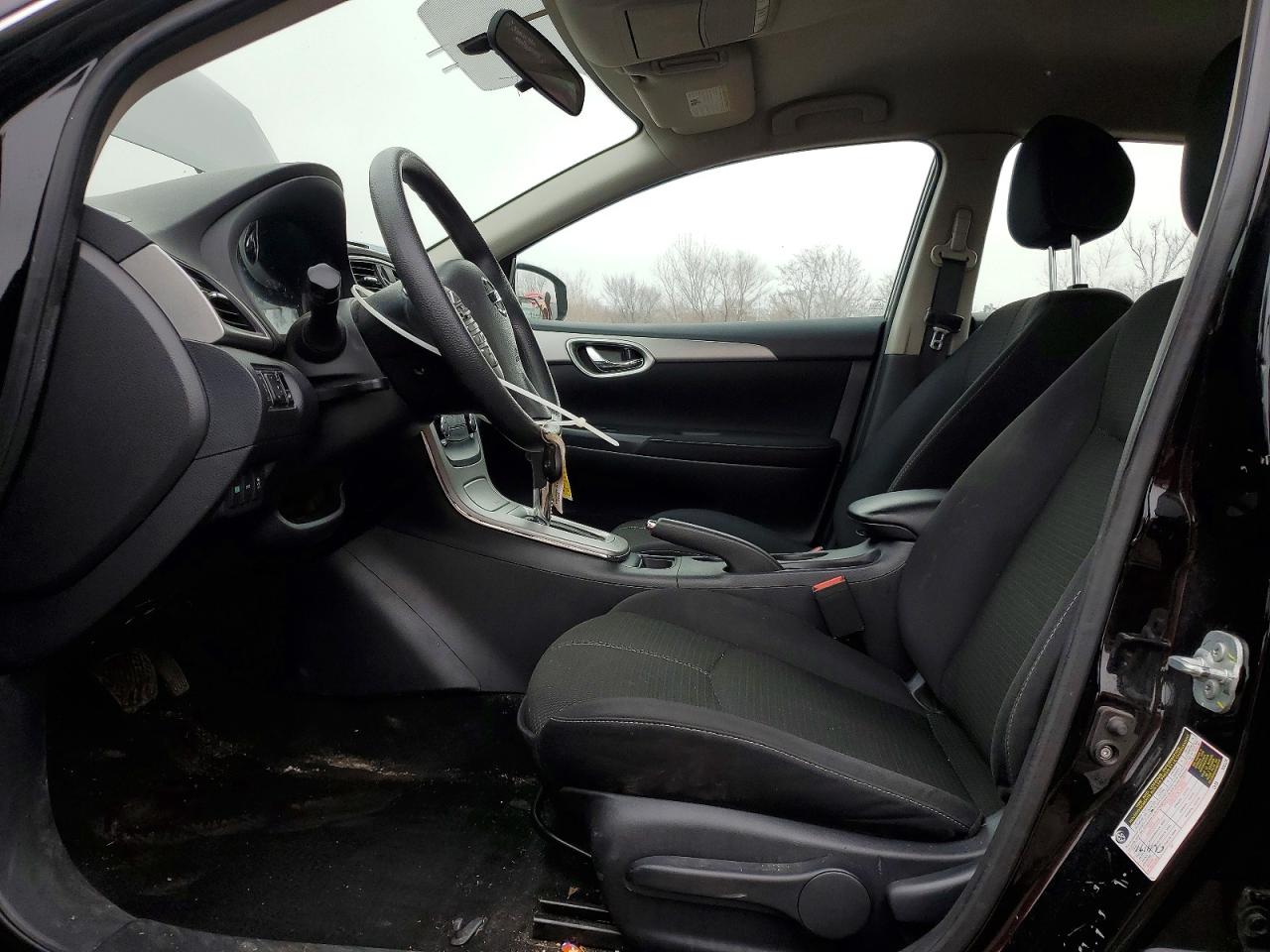 2015 Nissan Sentra S Black vin: 3N1AB7AP8FY350366