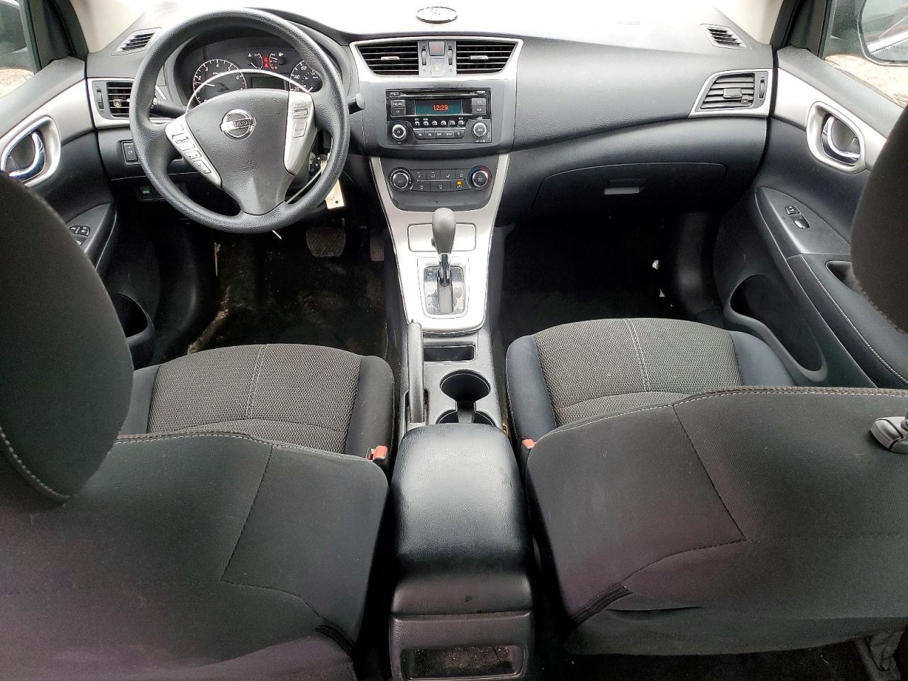 2015 Nissan Sentra S Black vin: 3N1AB7AP8FY350366