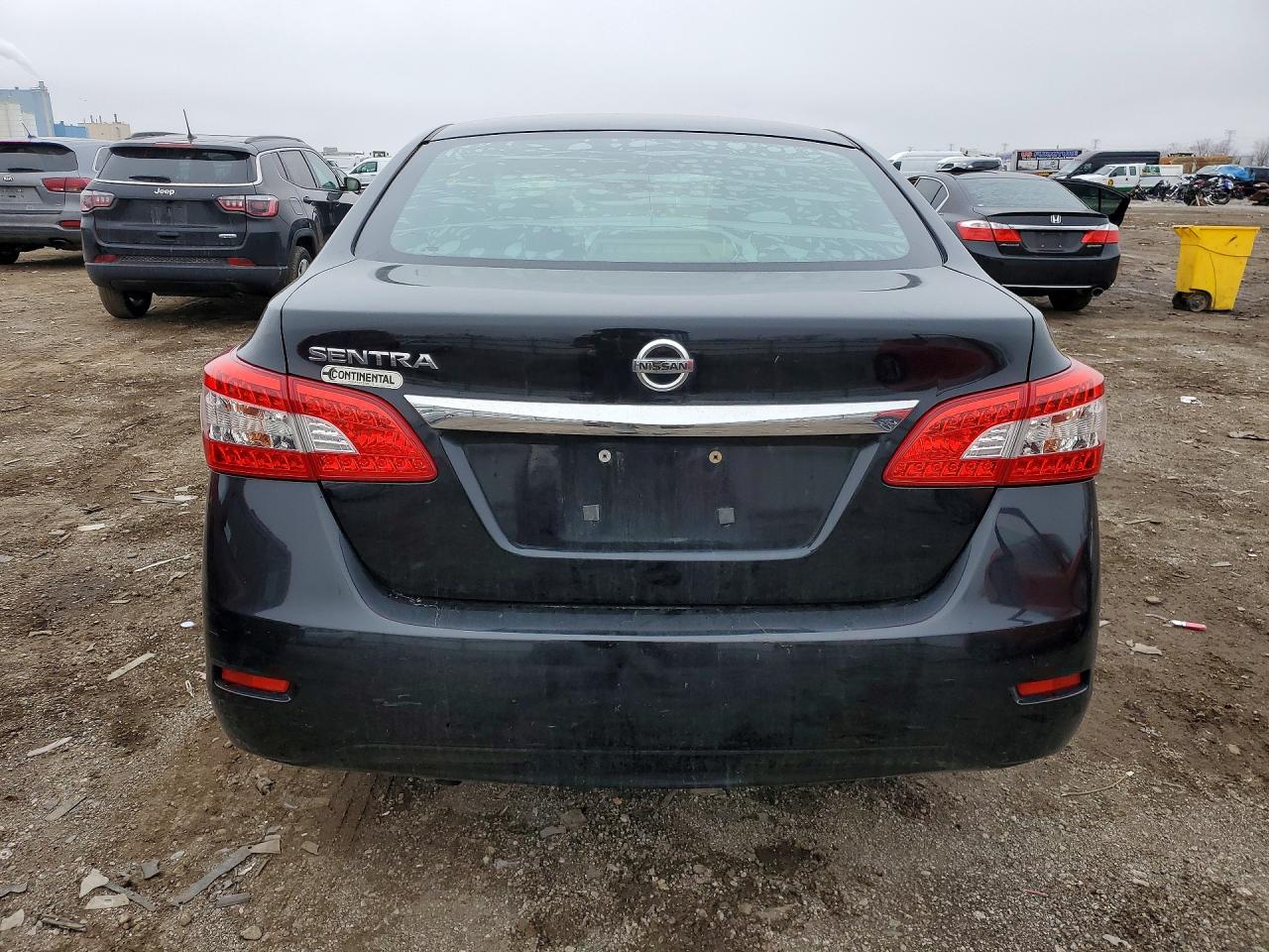 2015 Nissan Sentra S Black vin: 3N1AB7AP8FY350366
