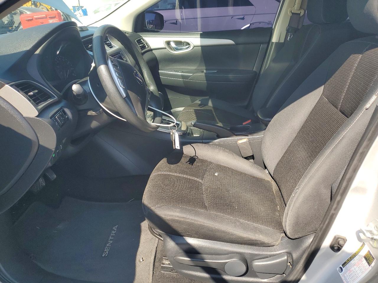 2015 Nissan Sentra S Silver vin: 3N1AB7AP8FY354580
