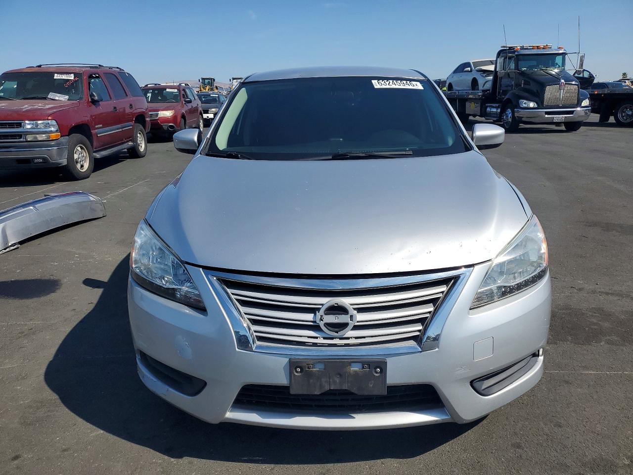2015 Nissan Sentra S Silver vin: 3N1AB7AP8FY354580
